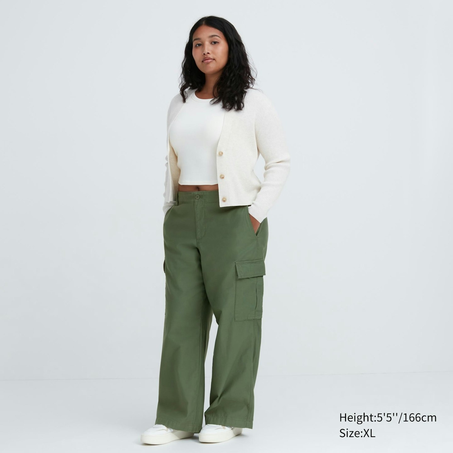 Uniqlo, Wide Straight-Leg Cargo Trousers