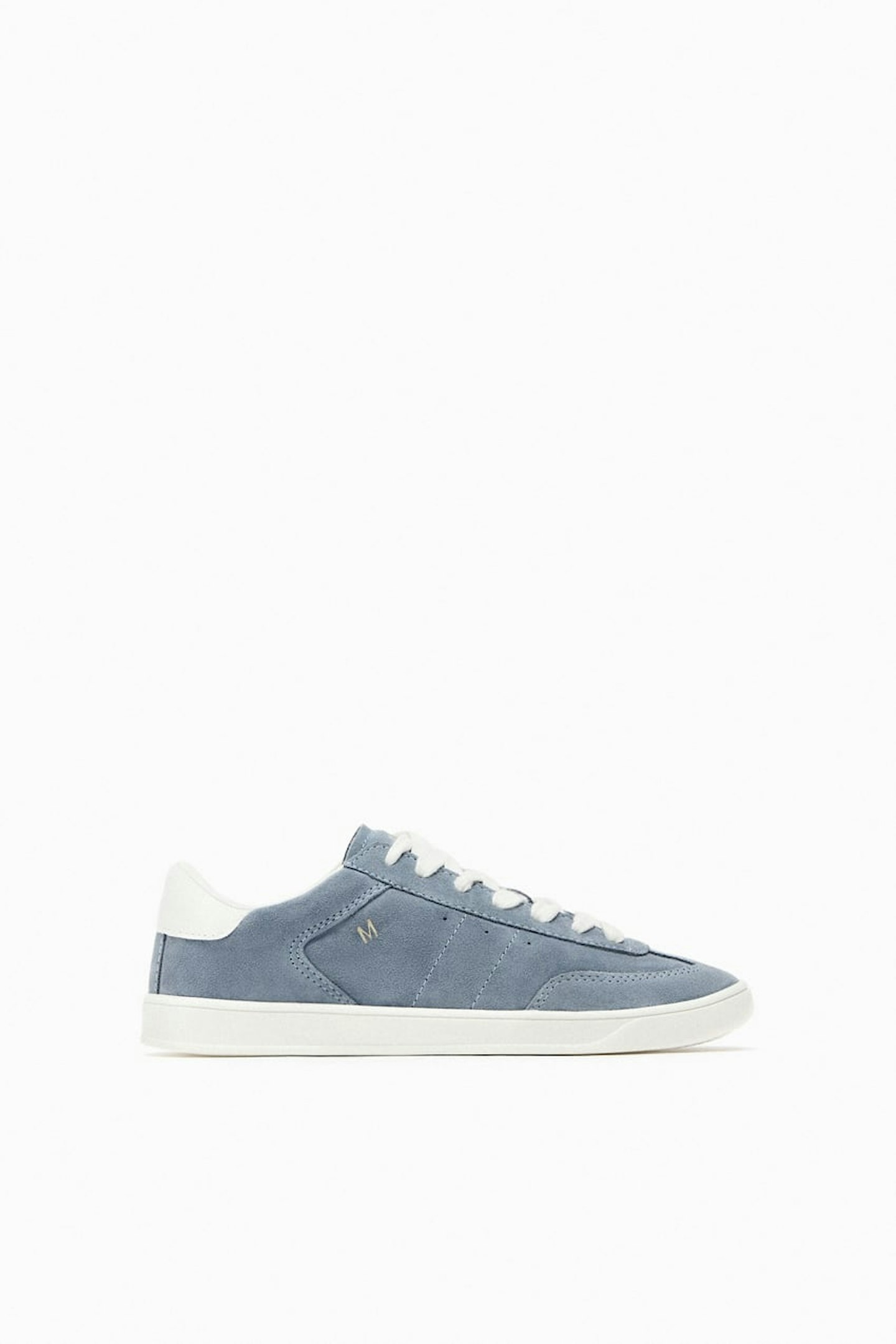 Zara, Blue Leather Trainers