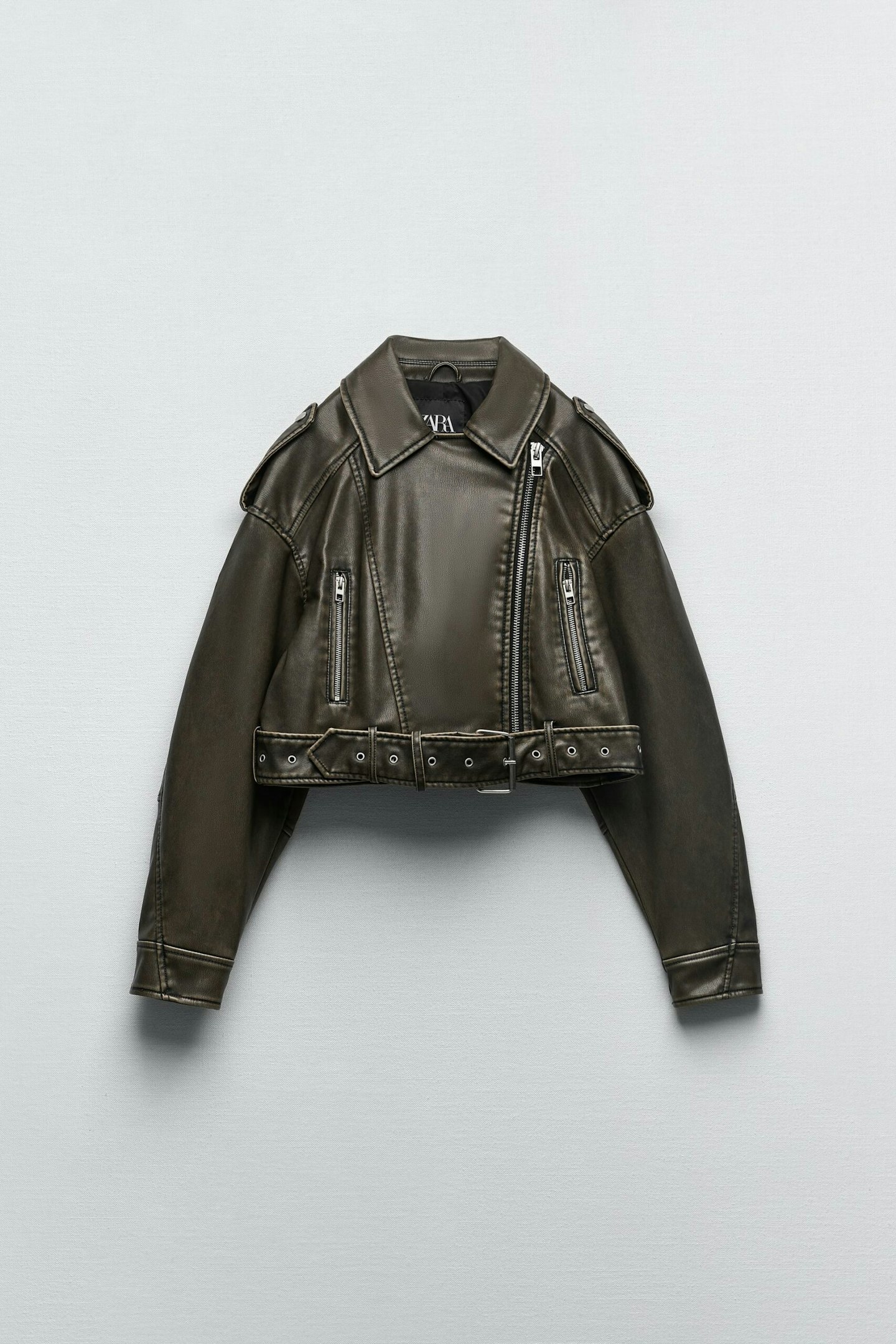 Zara, Faux-Leather Jacket