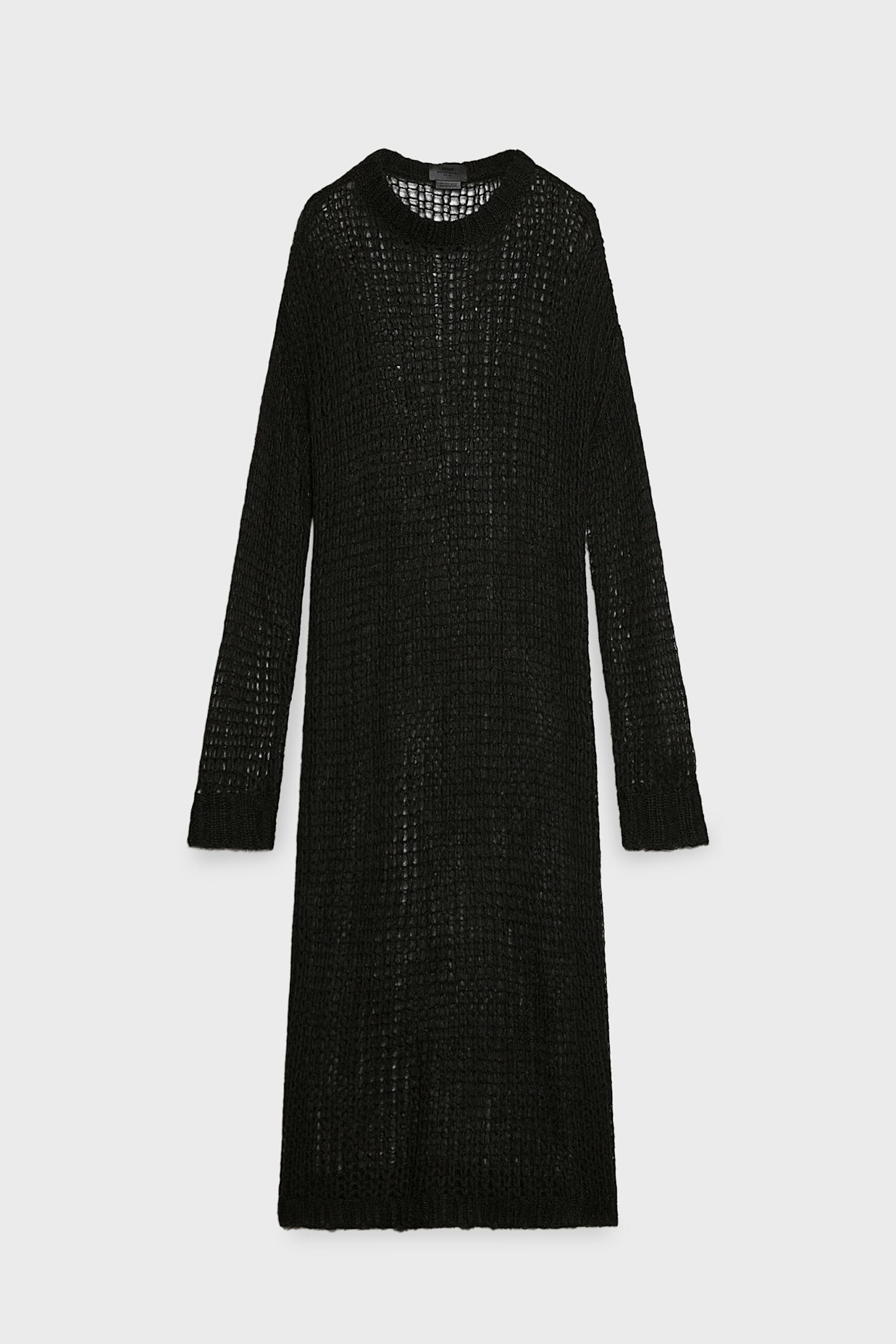 zara knitted mesh dress 