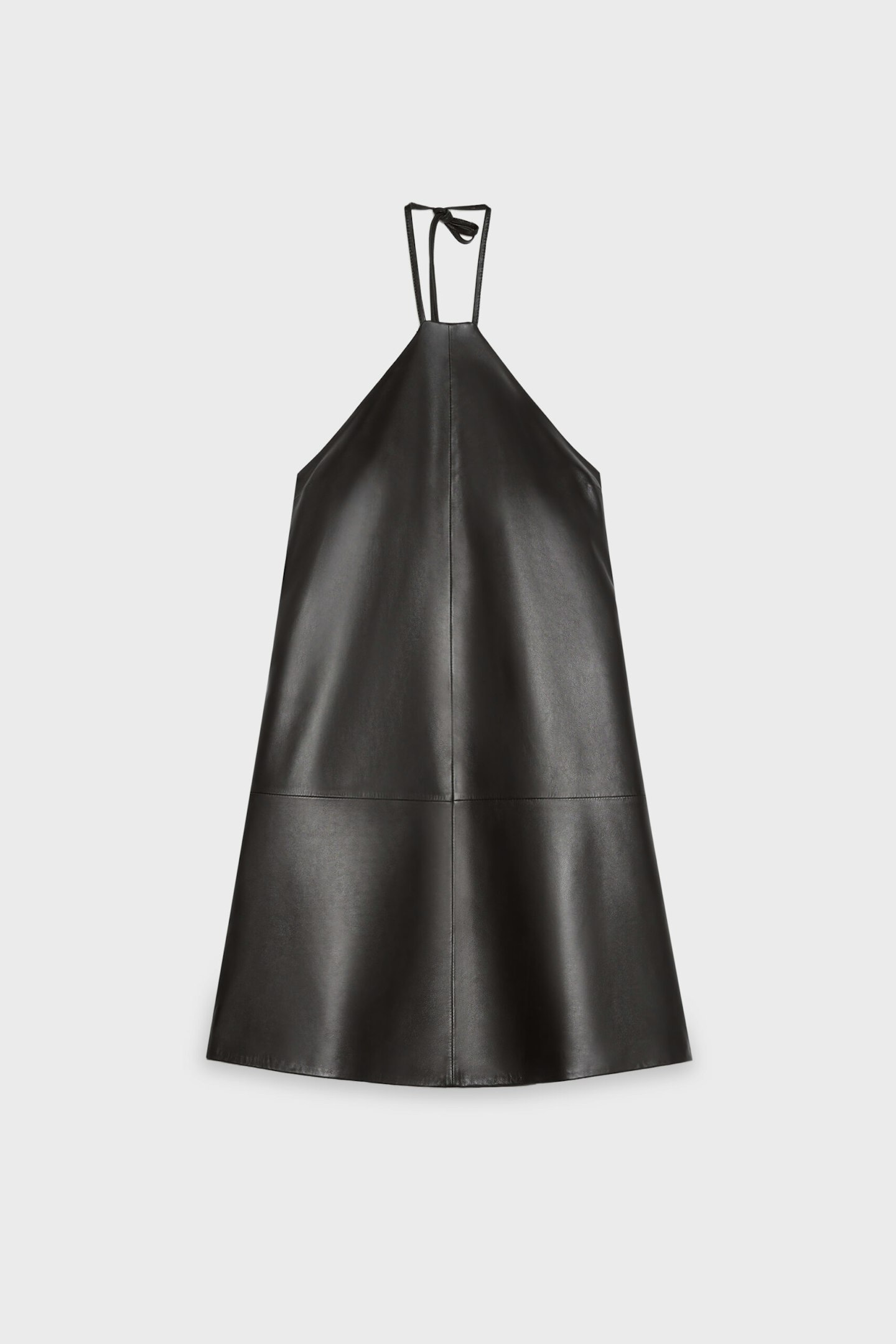 zara leather dress