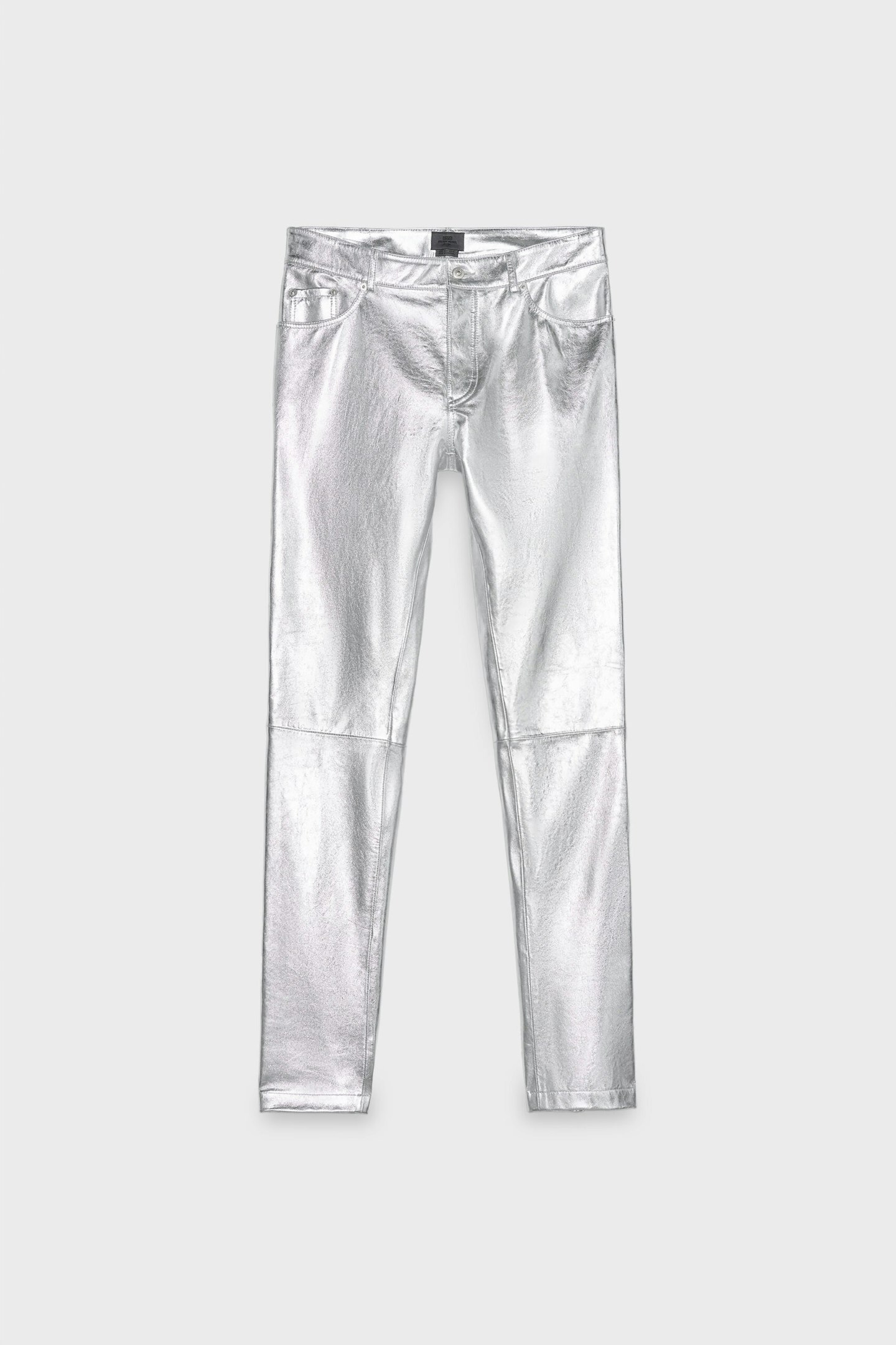 zara silver jeans 