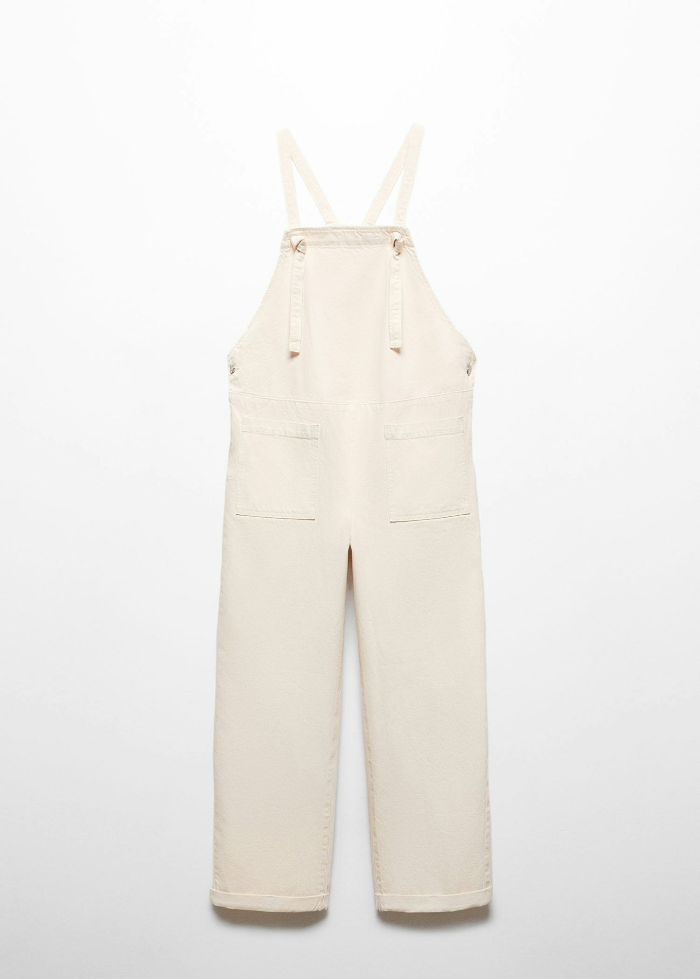 Mango maternity cream ladies dungarees