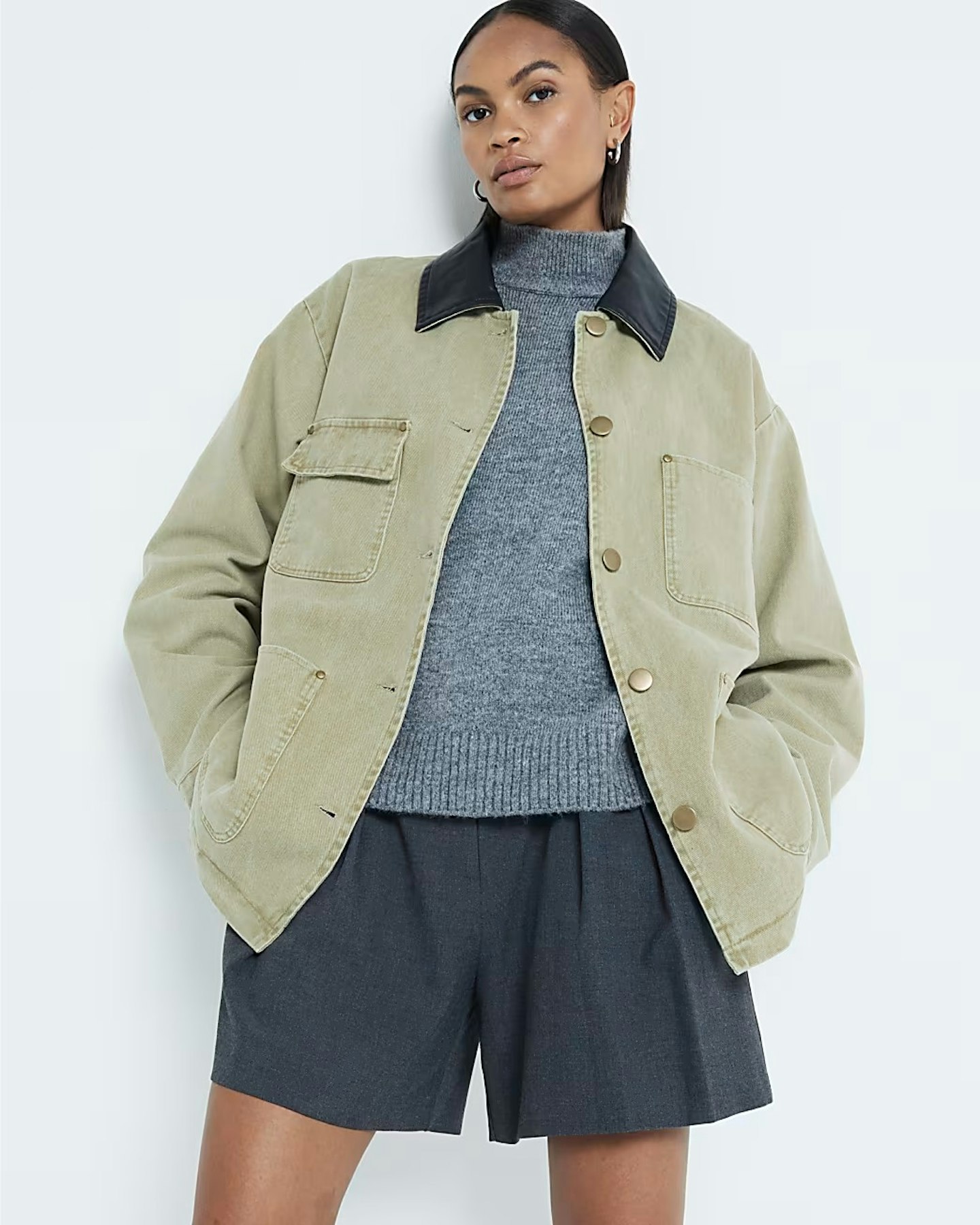 River Island canvas jacket best winter coats for women