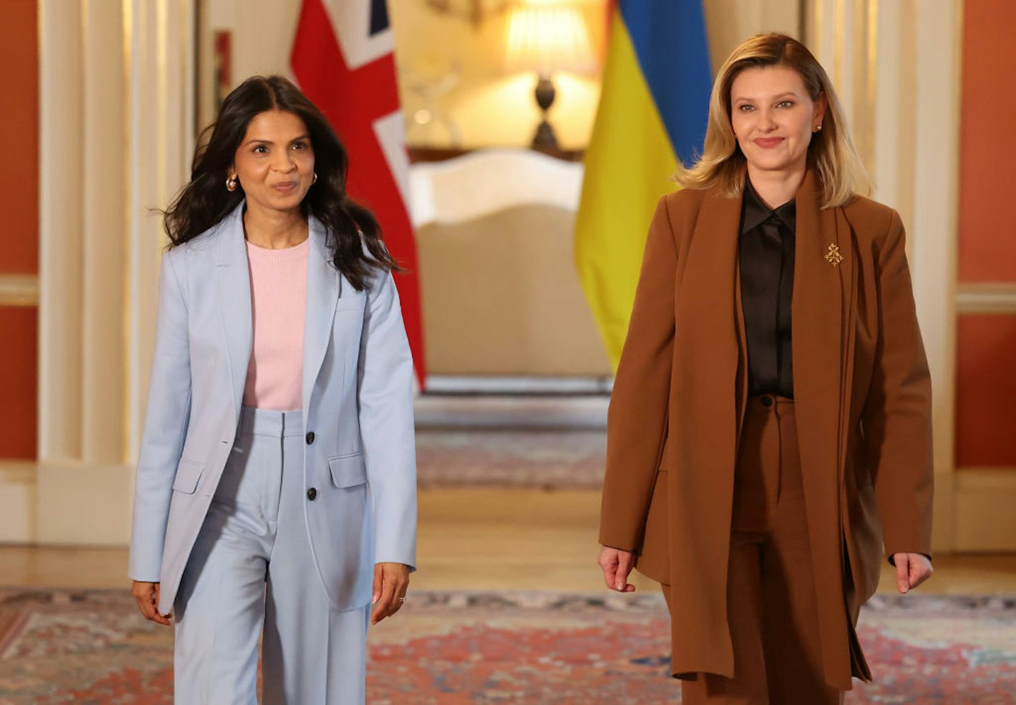 Akshata Murty Welcomes First Lady of Ukraine Olena Zelenska To Downing Street