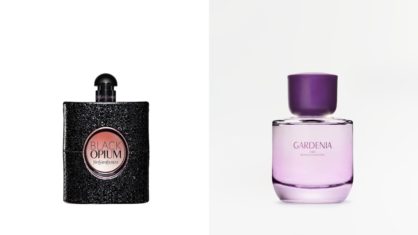 Zara Gardenia vs YSL Black Opium