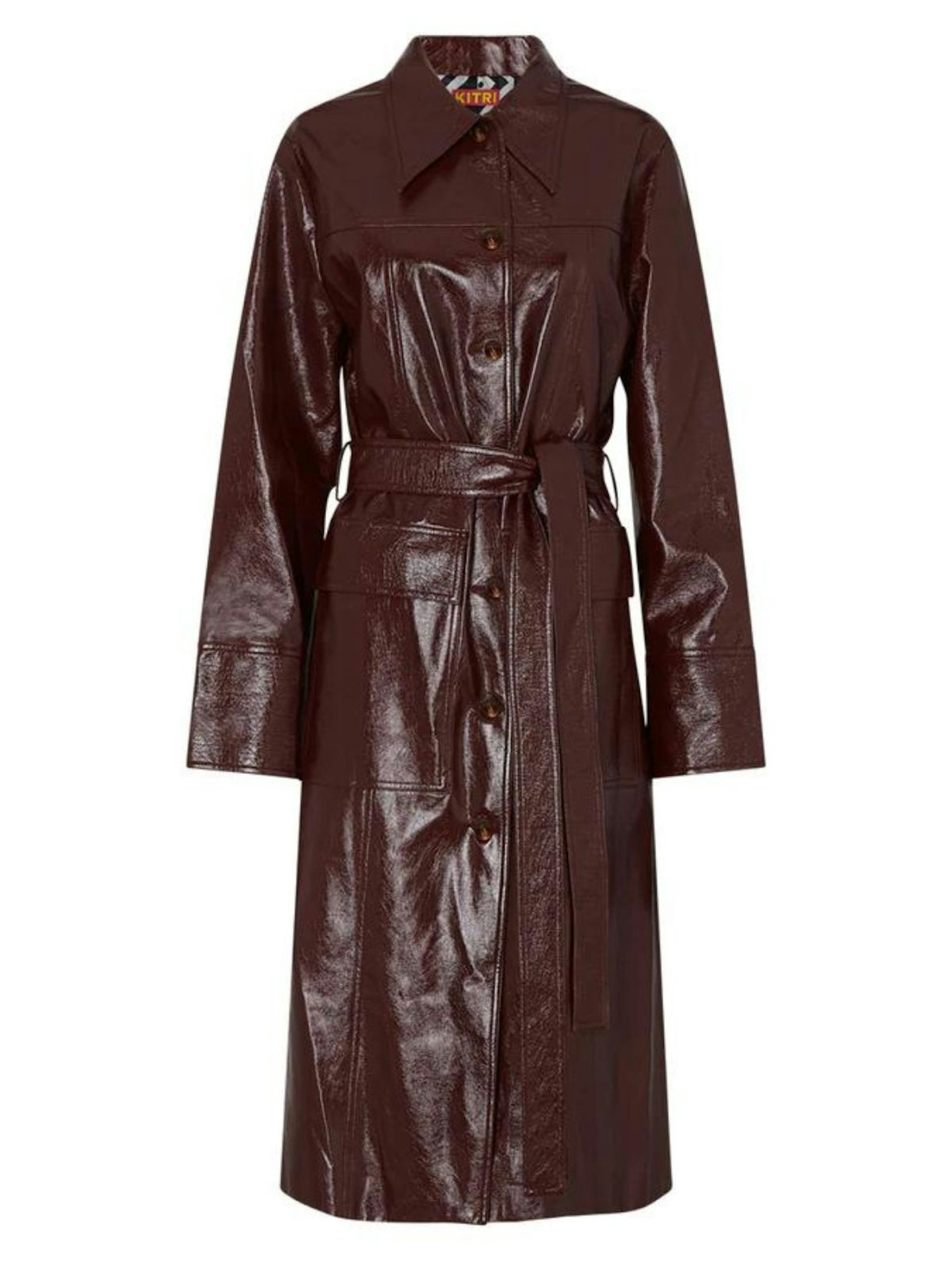 Aries - Kitri Dominique Chocolate Vinyl Coat