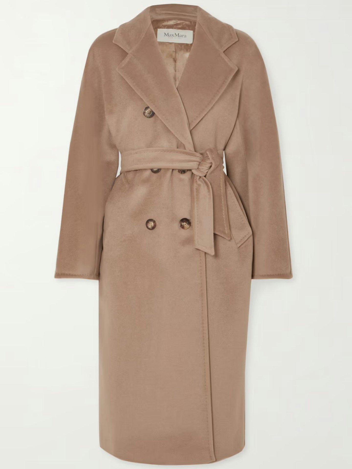 Max Mara, Madame 101801 Icon Double-Breasted Wool And Cashmere-Blend Coat