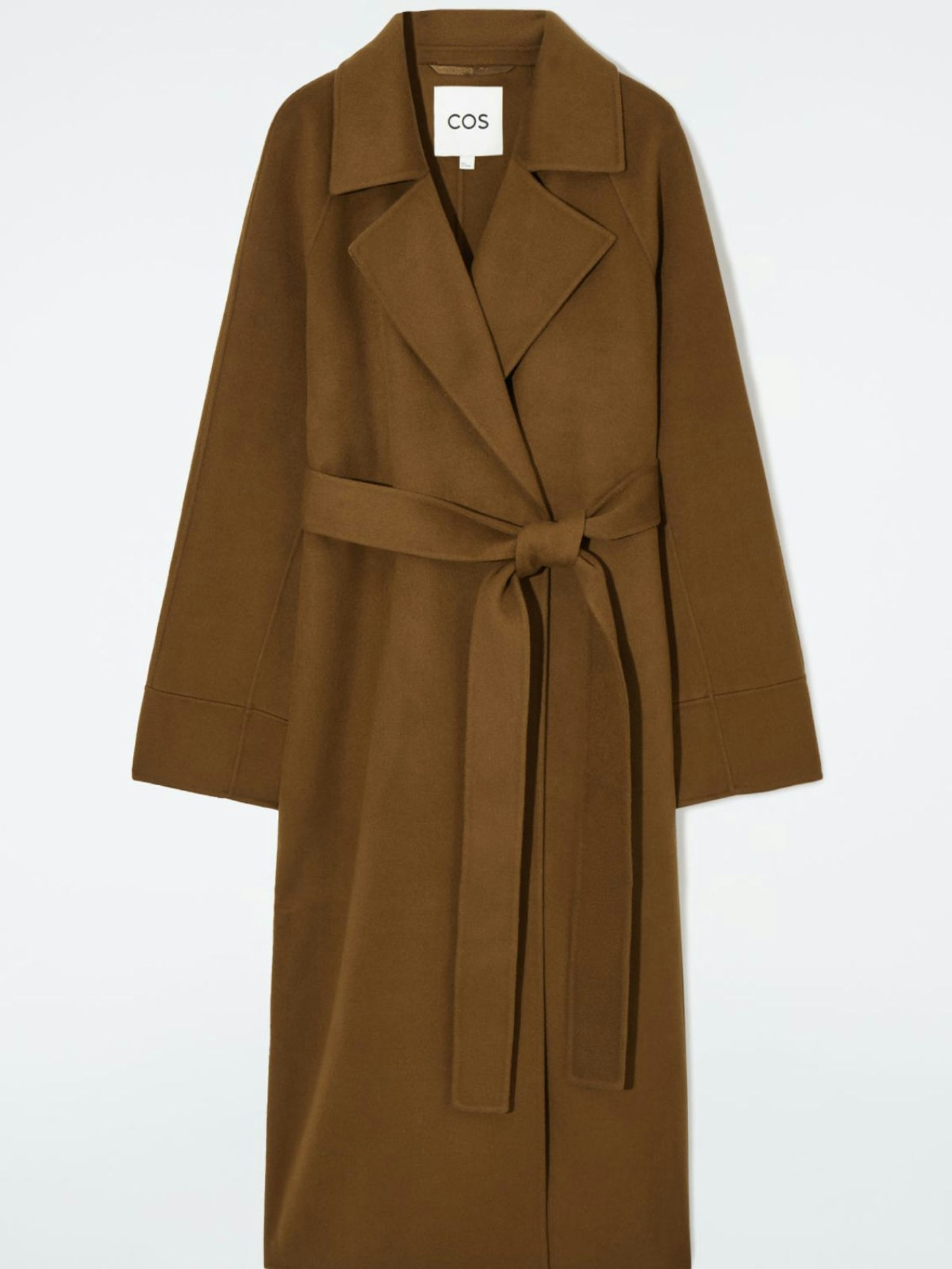 COS, Belted Double-Faced Wool Coat