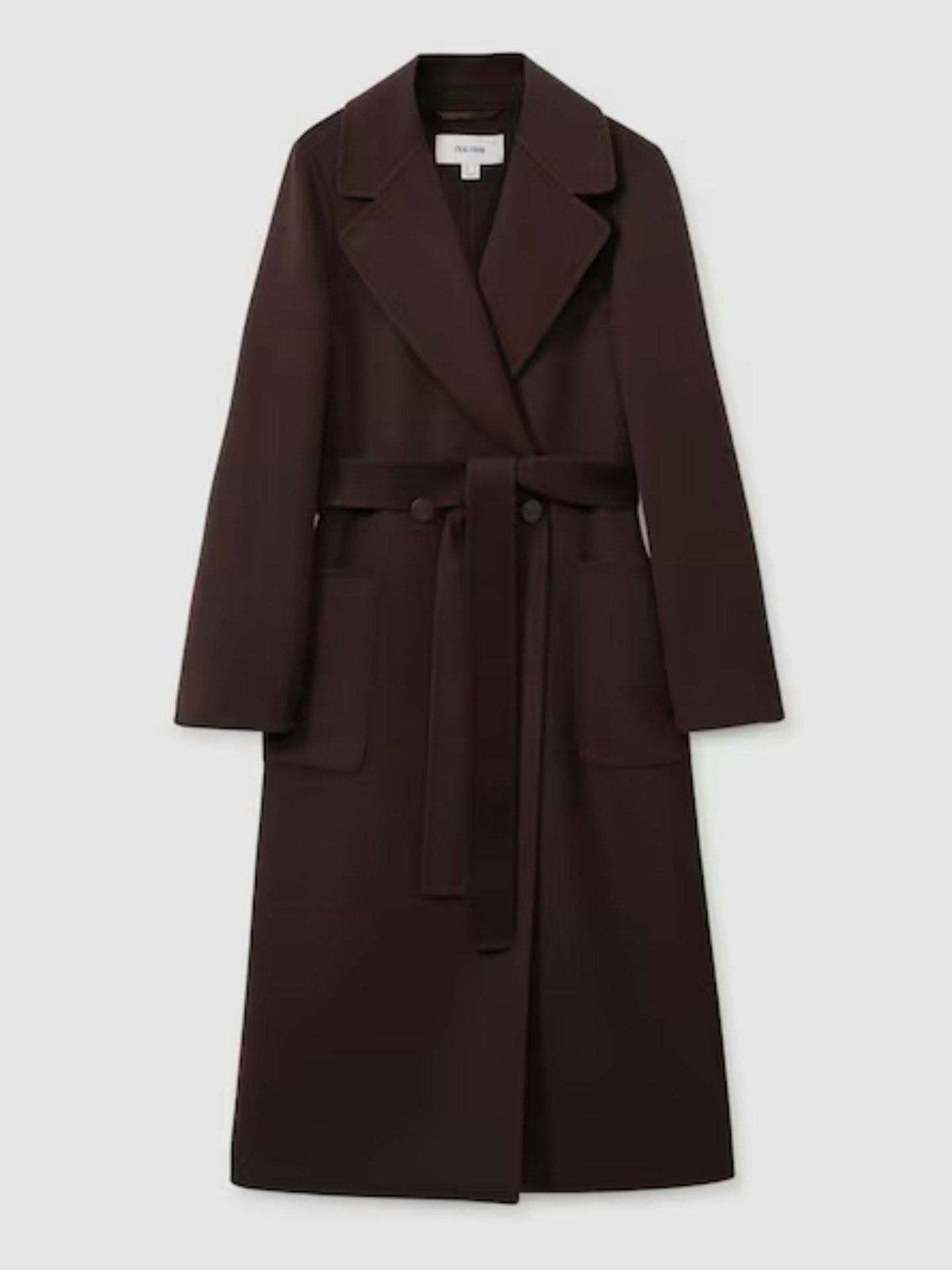 Reiss, Lucia Petite Wool Blend Double Breasted Blindseam Coat