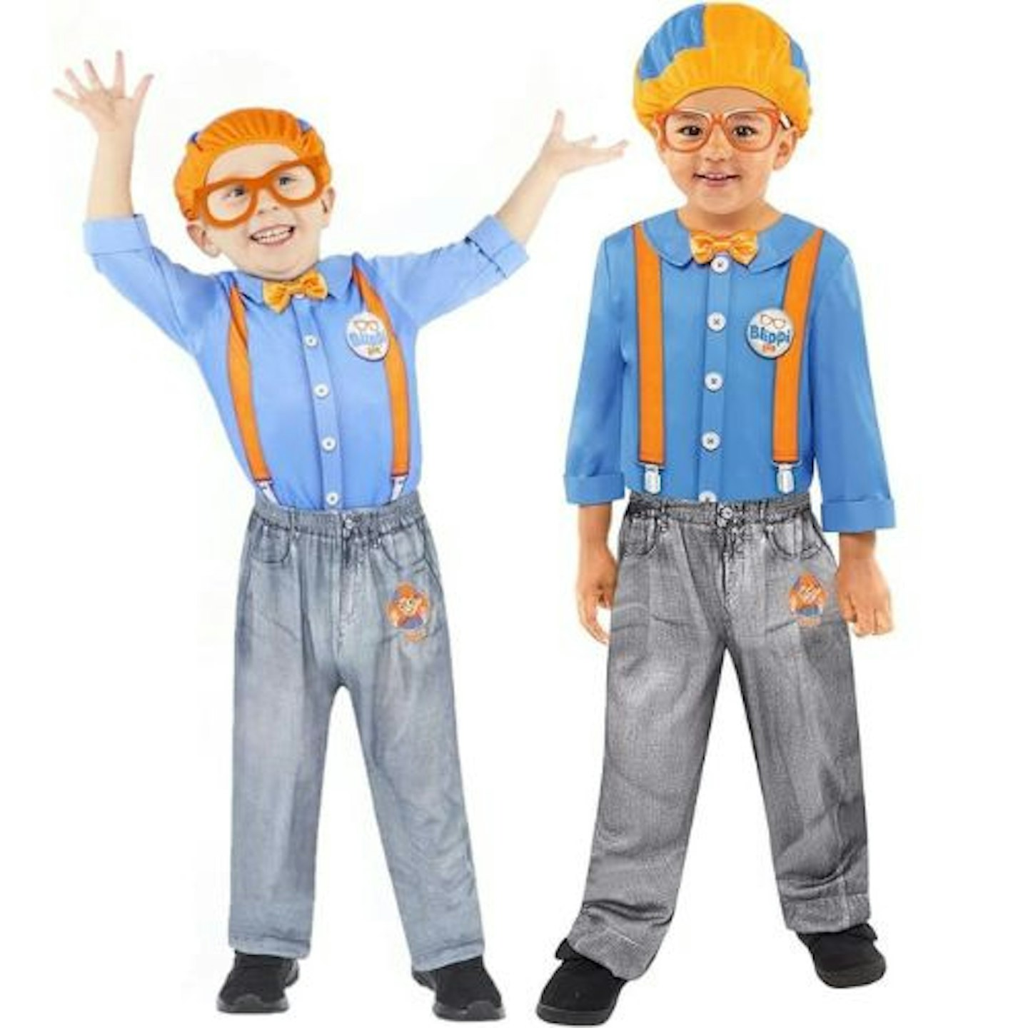 Kids Halloween Costumes: Amscan - Officially Licensed Mr Blippi Kids Fancy Dress Costume