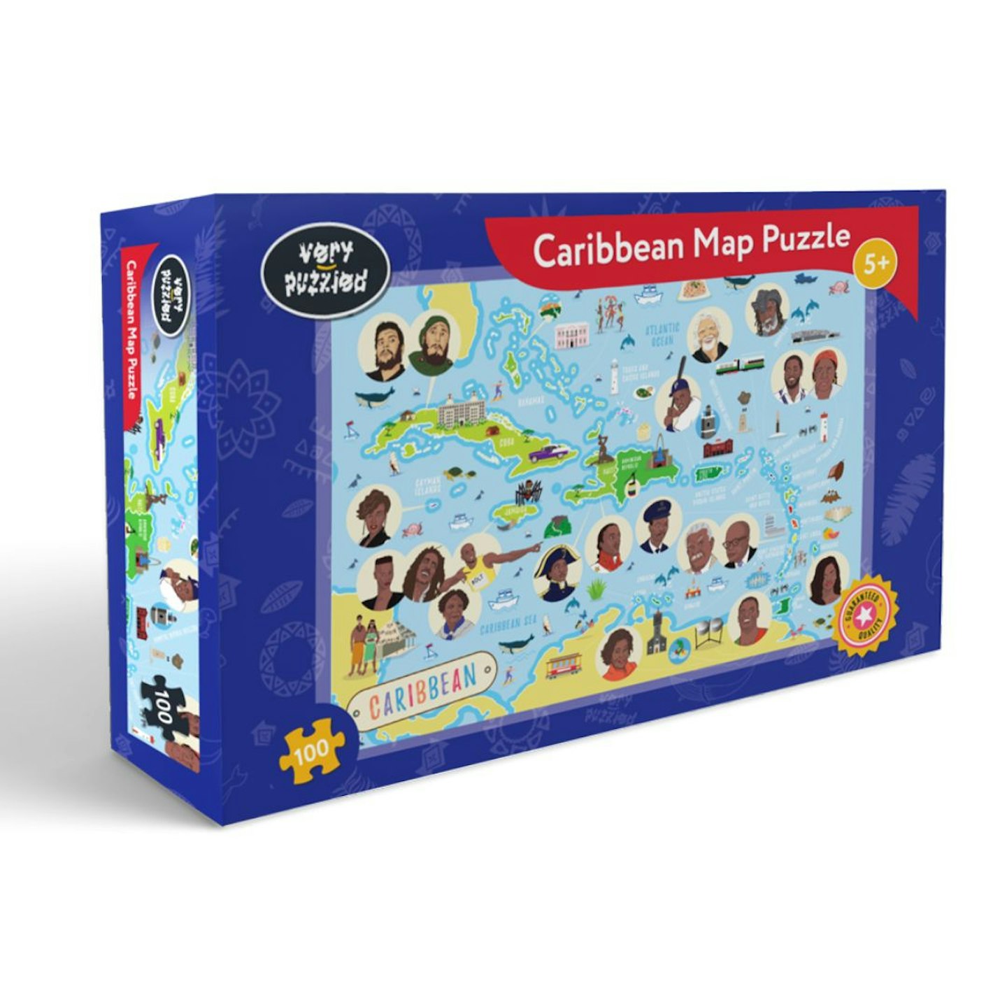 Best Diverse Toys: Caribbean Map Jigsaw Puzzle