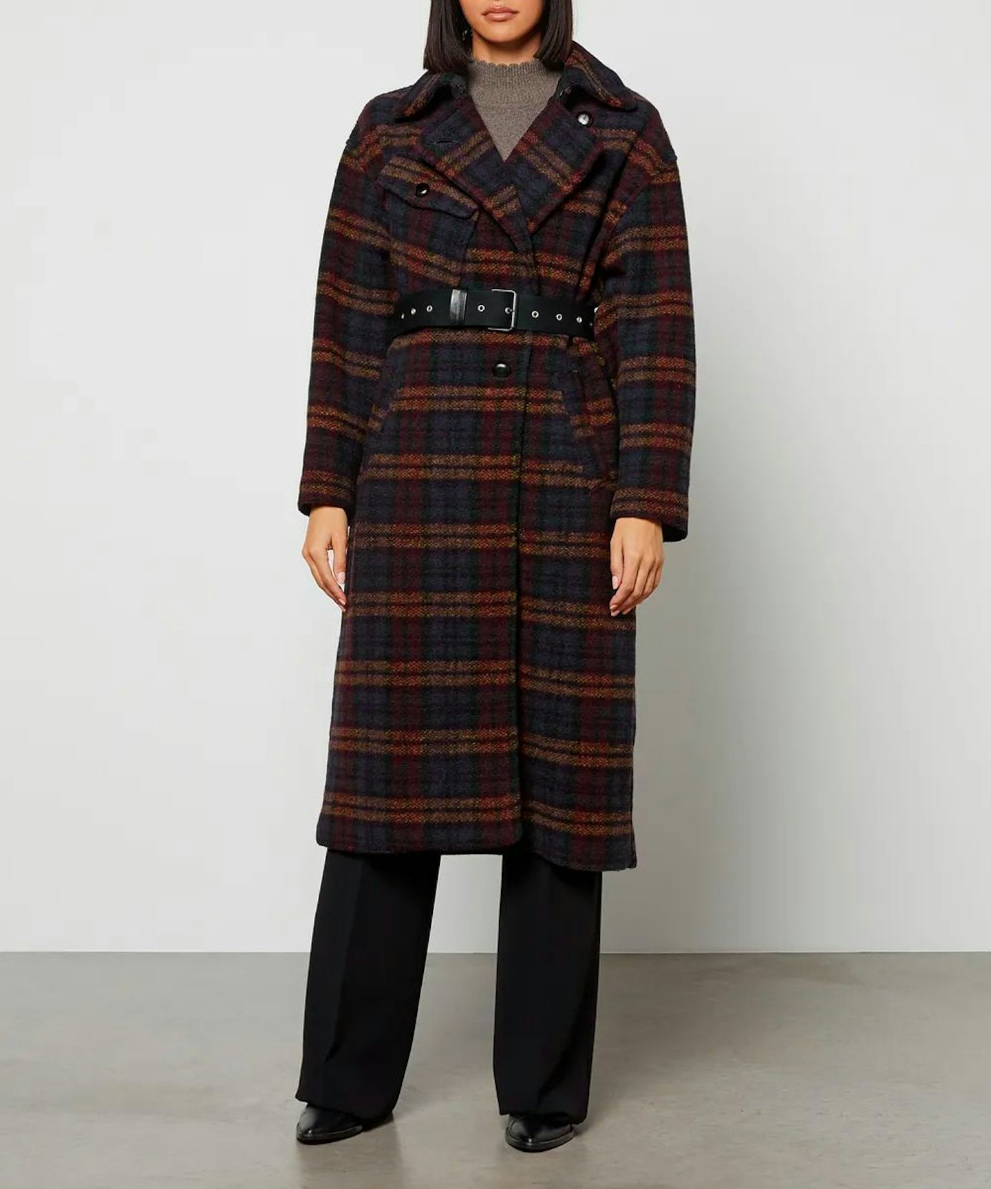 Coggles Marant Etoile Laurie Wool-Blend Coat