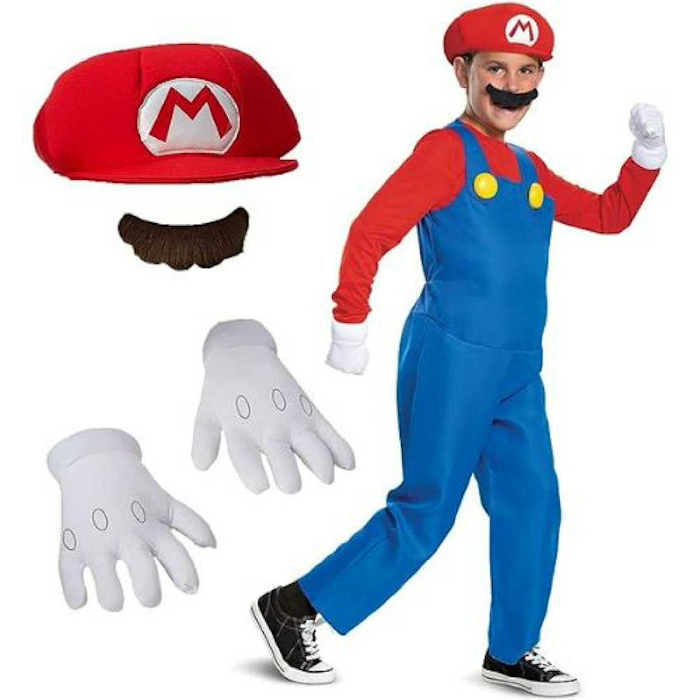Kids Halloween Costumes: DISGUISE Official Deluxe Nintendo Super Mario Costume Kids