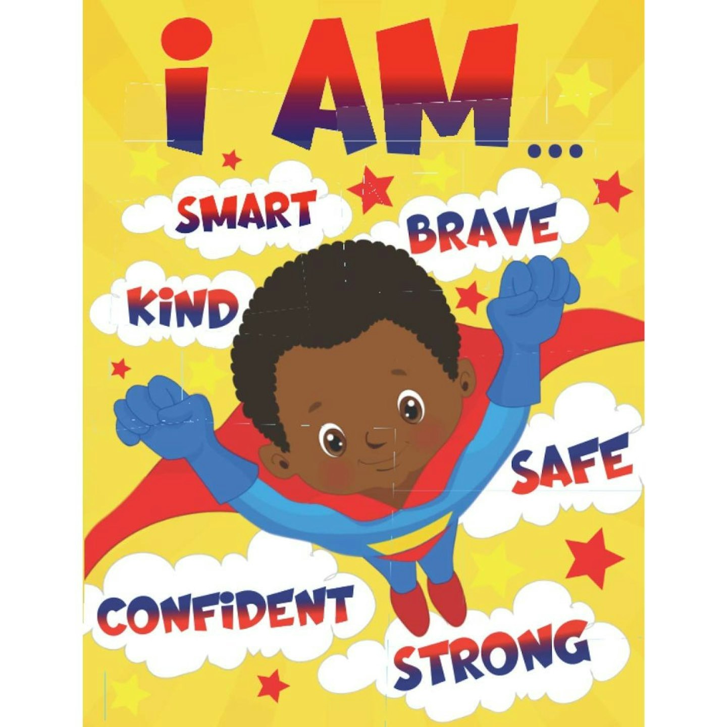 Best Diverse Toys: I Am: Empowering African American Coloring Book for Boys with Positive Affirmations