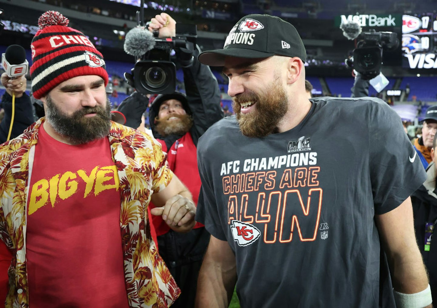 Jason and Travis Kelce