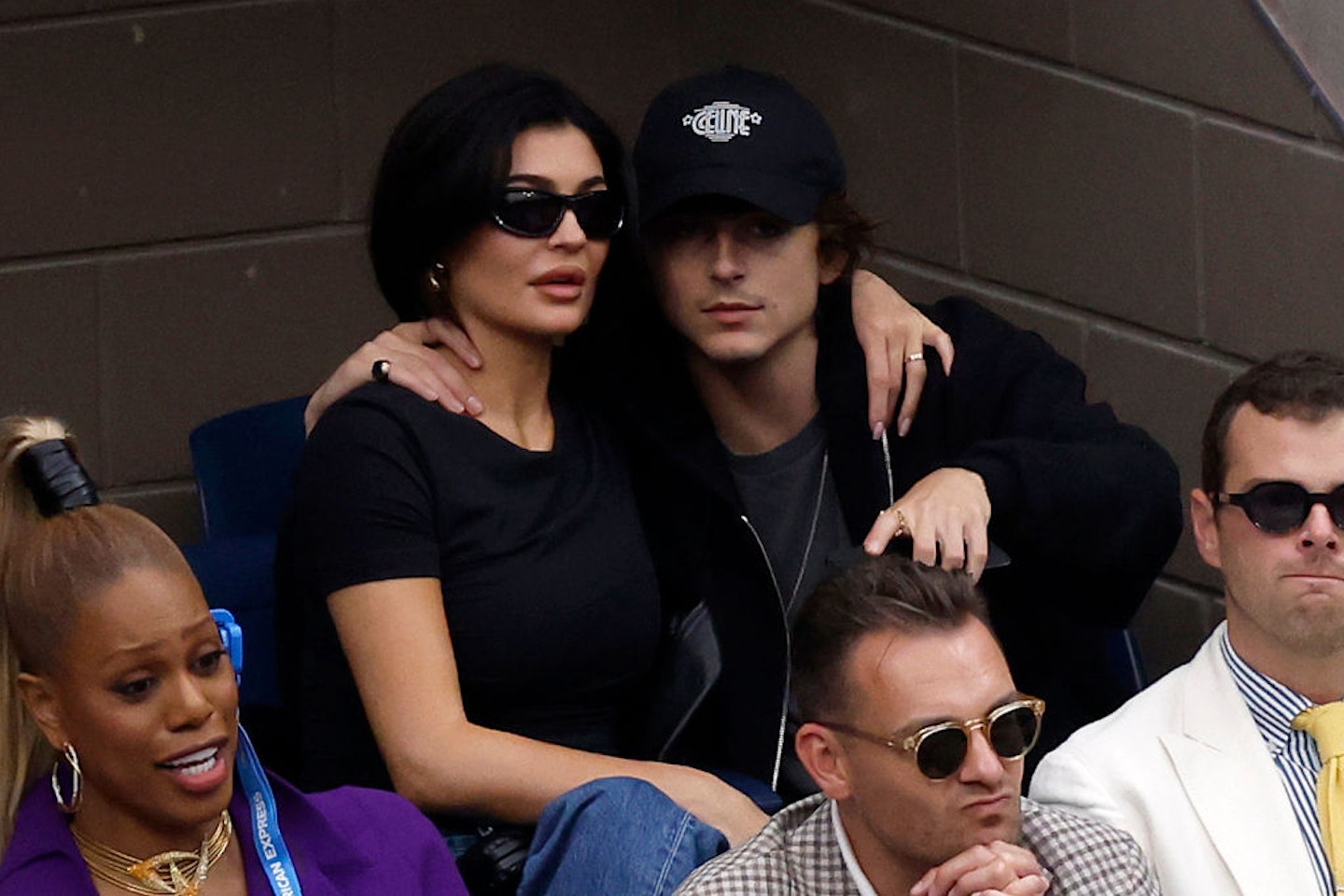 Kylie Jenner and Timothee Chalamet at Day 14 the US Open in September 2023