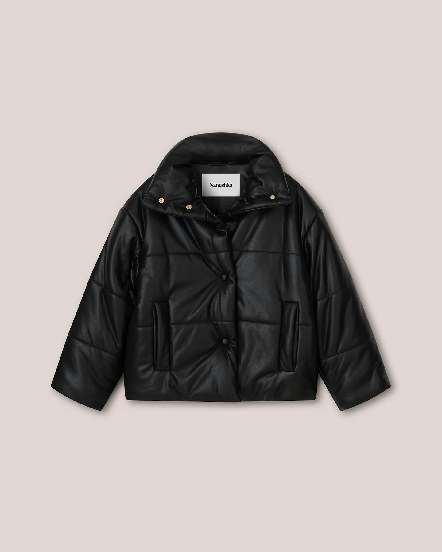 Nanushka OKOBOR Alt-Leather Puffer Jacket