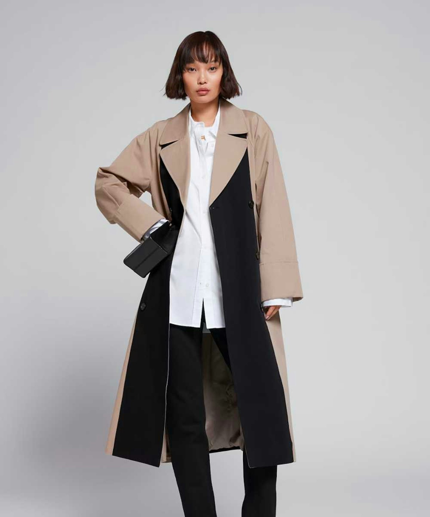 Other Stories Relaxed Double-Breasted Trench Coat