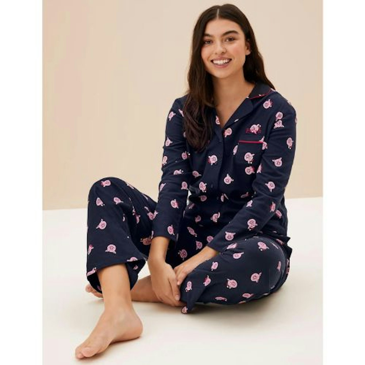 Family Christmas Pyjamas: Personalised Women's Percy Pig™ Pyjamas