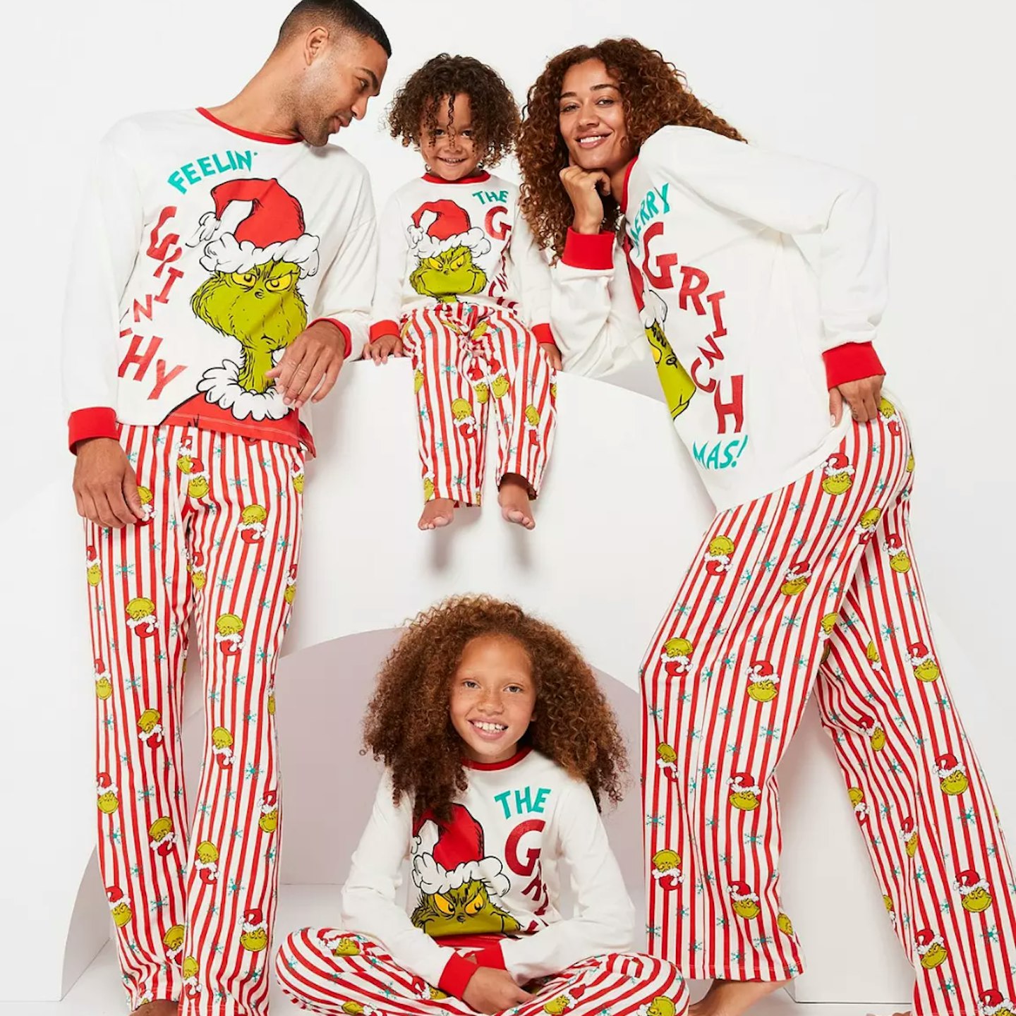 family christmas grinch pyjamas