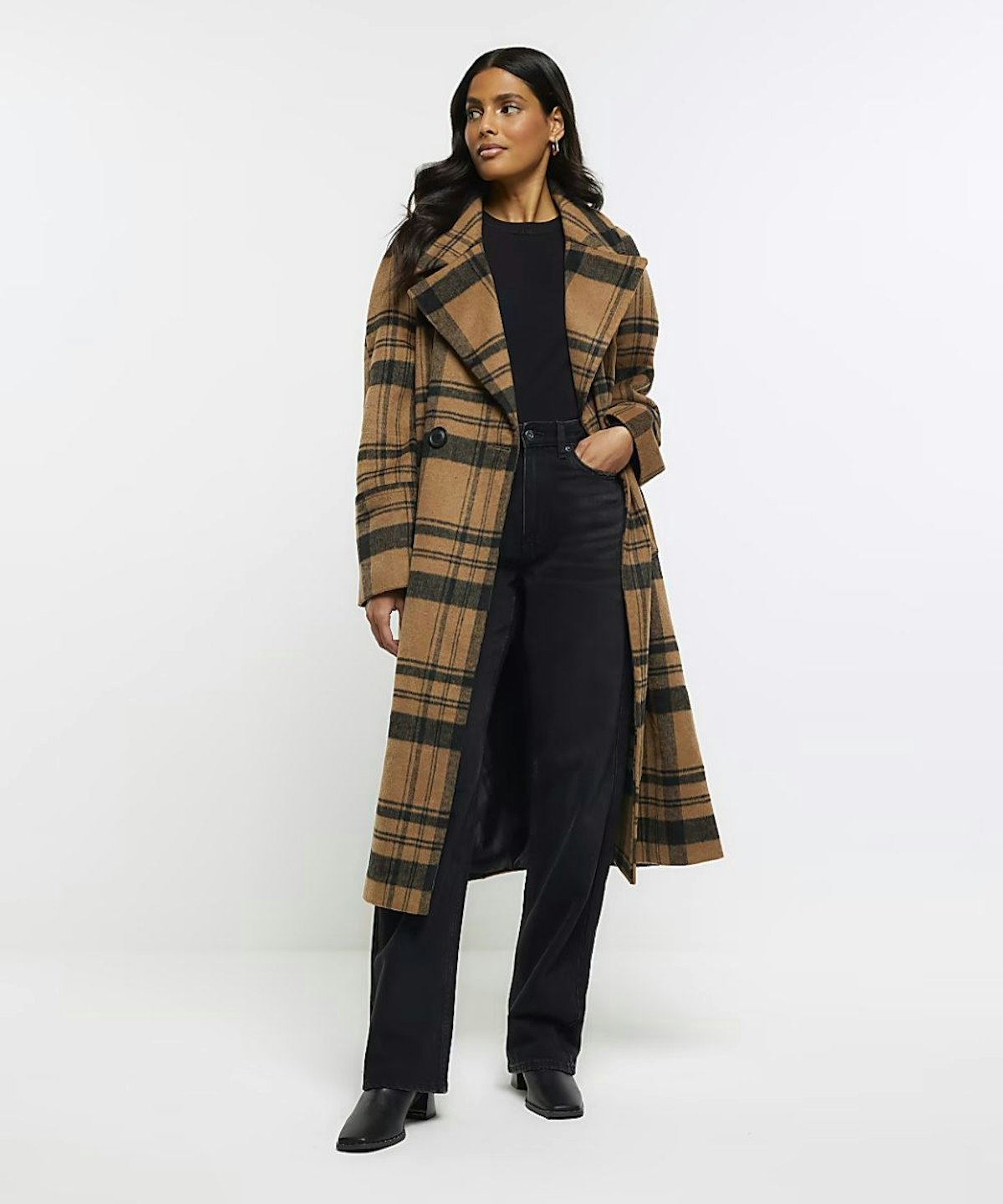 Sunshine Tartan Coat (Multi) main image 0