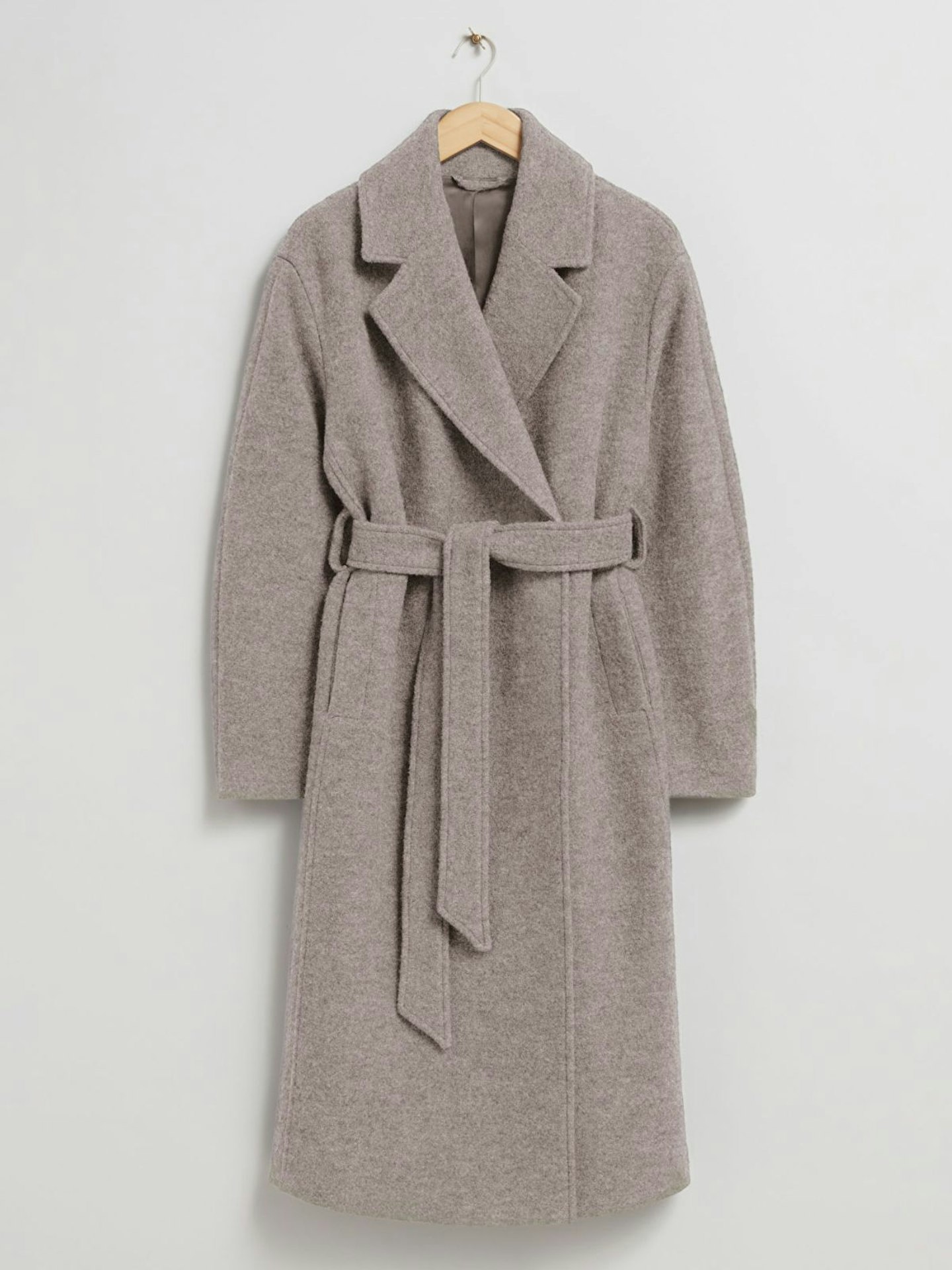 & Other Stories, Voluminous Belted Wool Coat