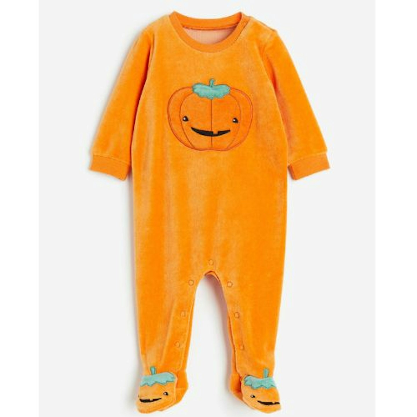 Kids Halloween Costumes: Velour sleepsuit with full feet