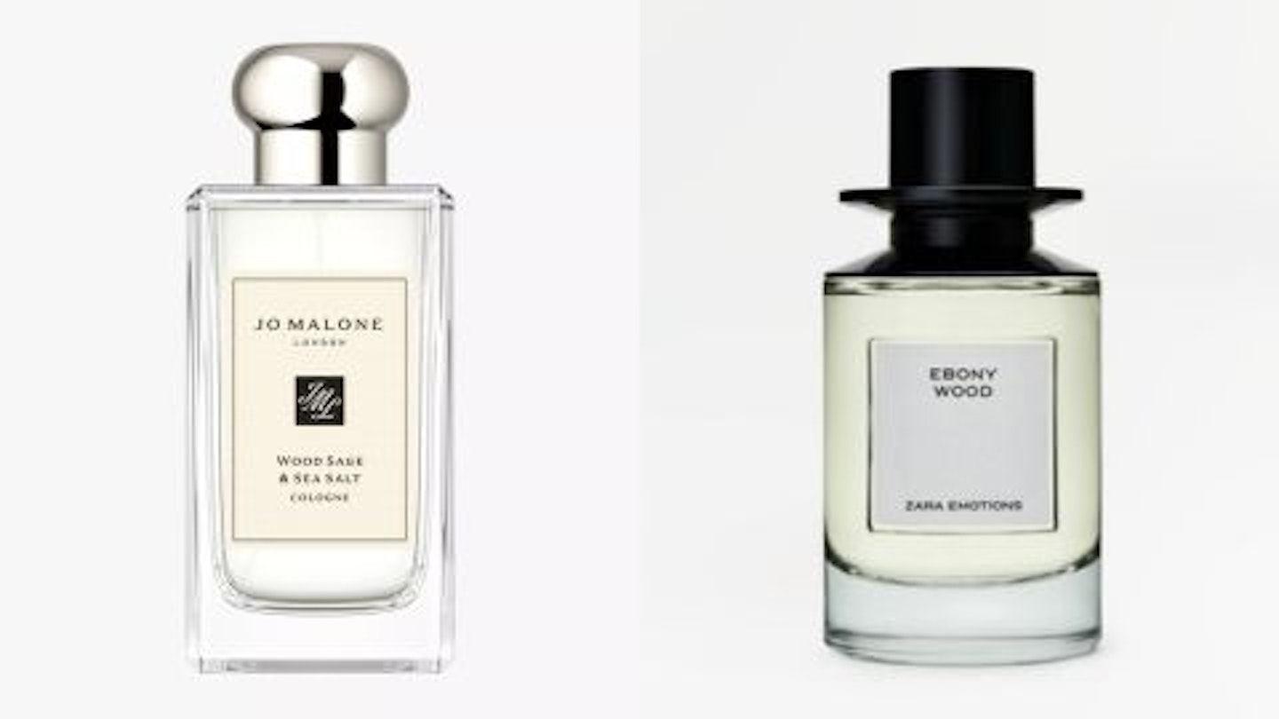 Zara Ebony Wood v Jo Malone Wood Sage & Sea Salt