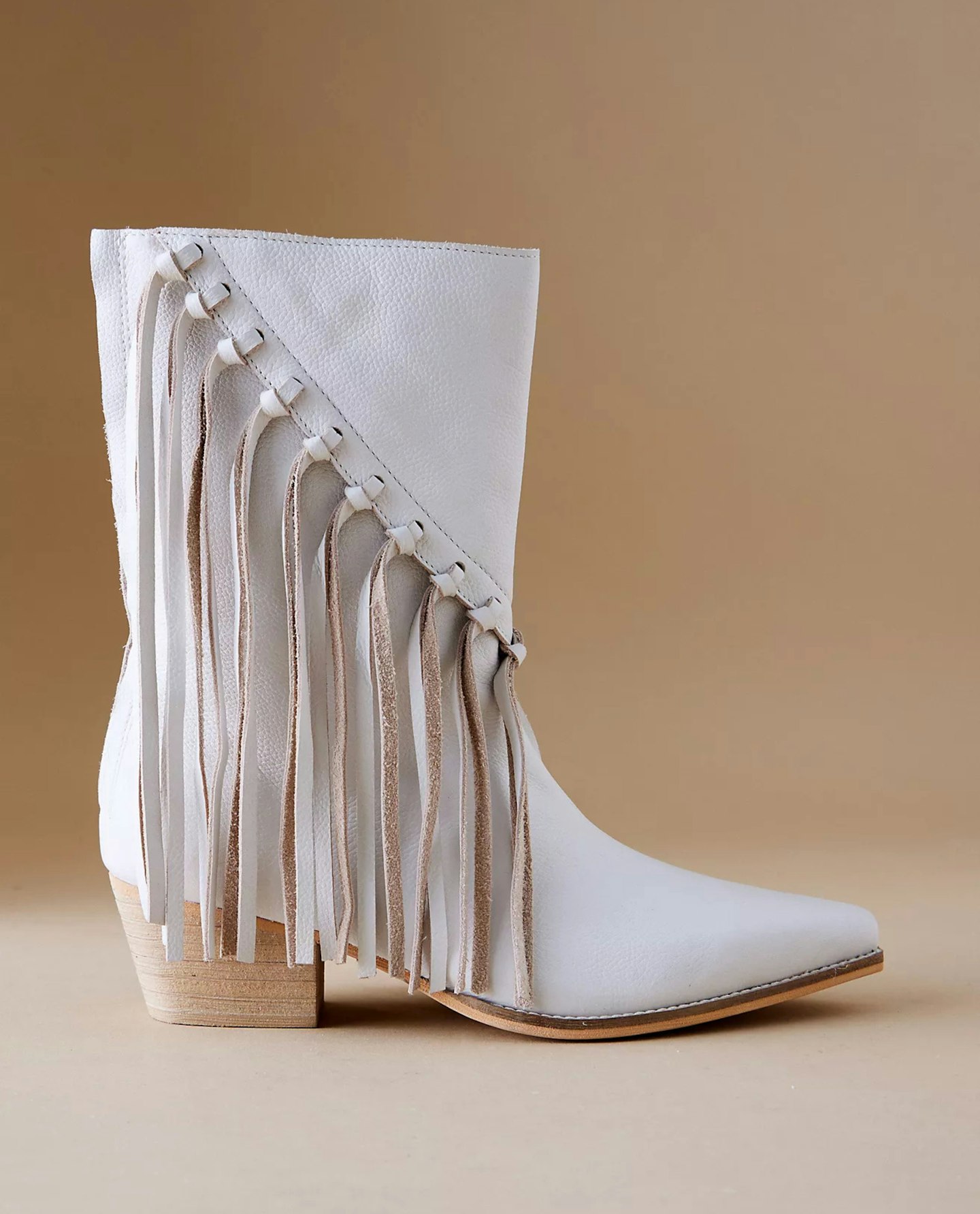 Anthropologie, Fringe Western Boots