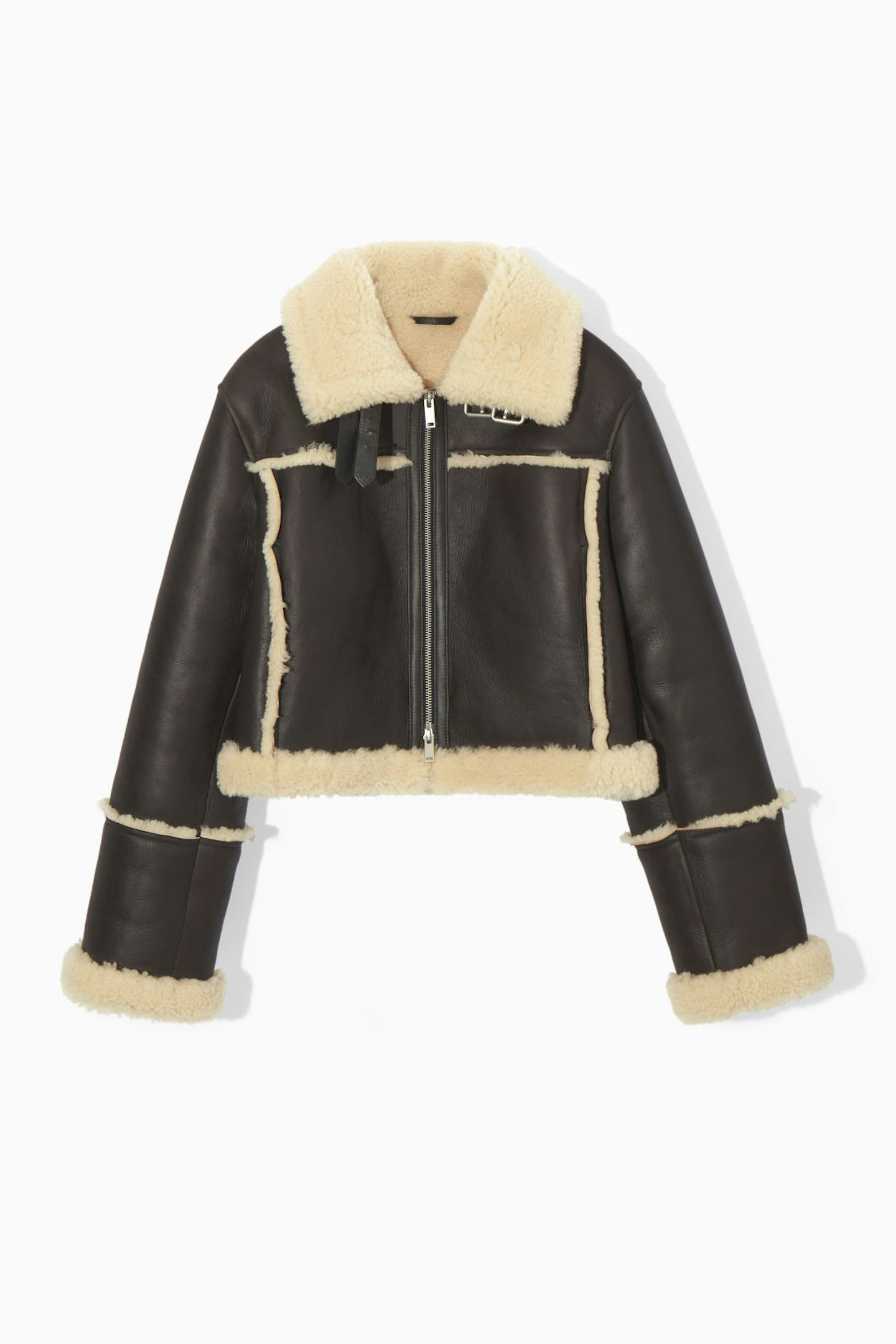  COS shearling coat 