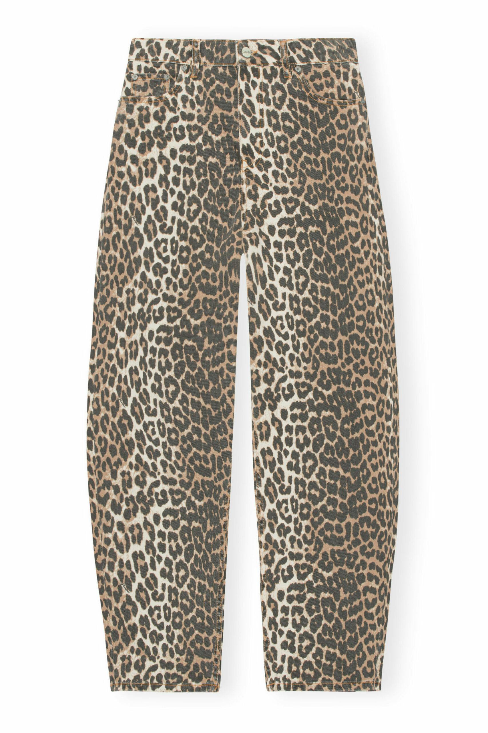 Leopard printed denim jeans by Golden Goose | Tessabit