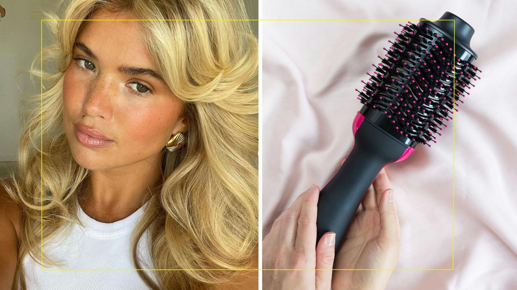 Best hot air curling brush best sale