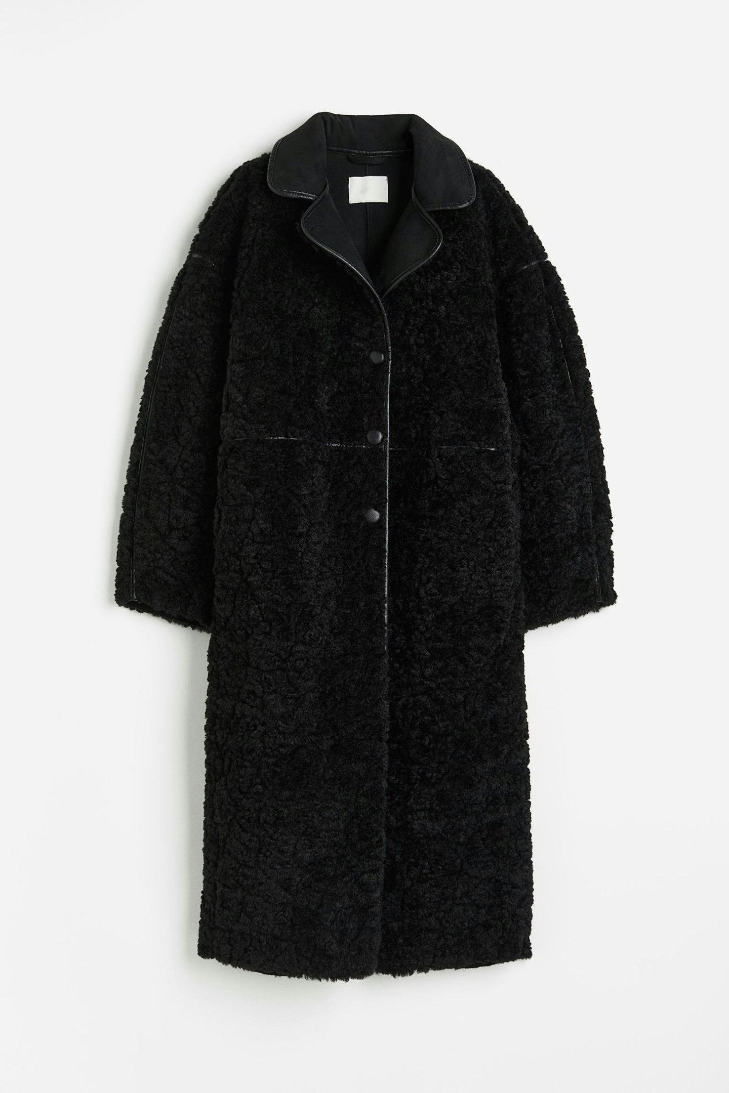 H&M shearling coat