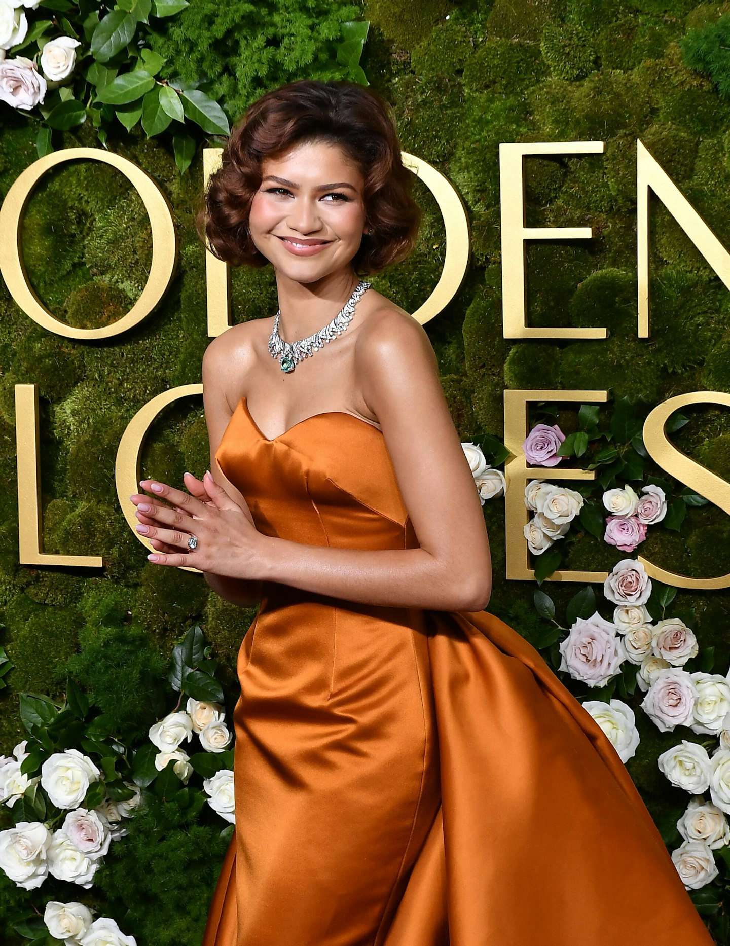 Zendaya at the 2025 Golden Globes