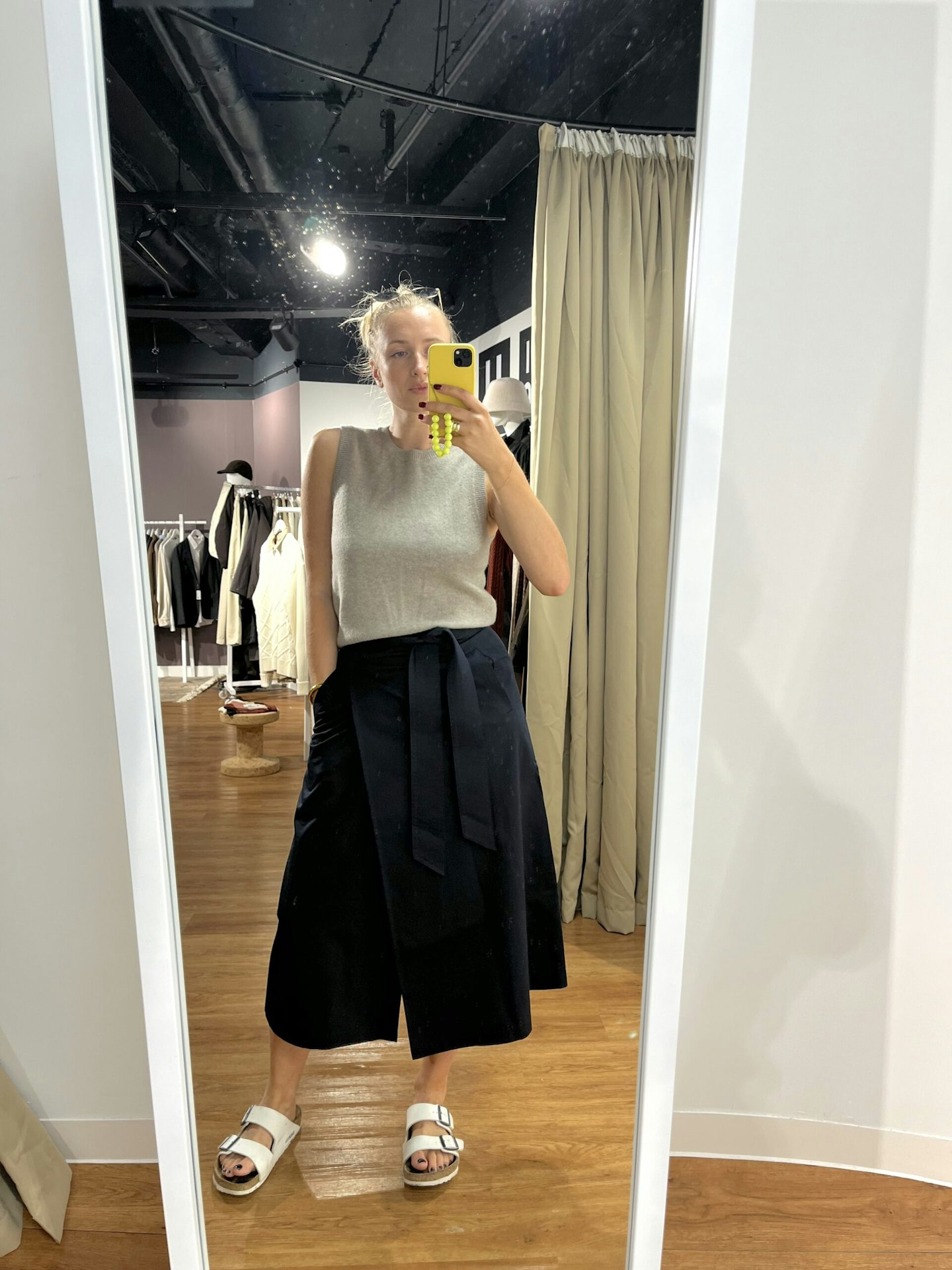 Uniqlo:C Belted Flared Skirt