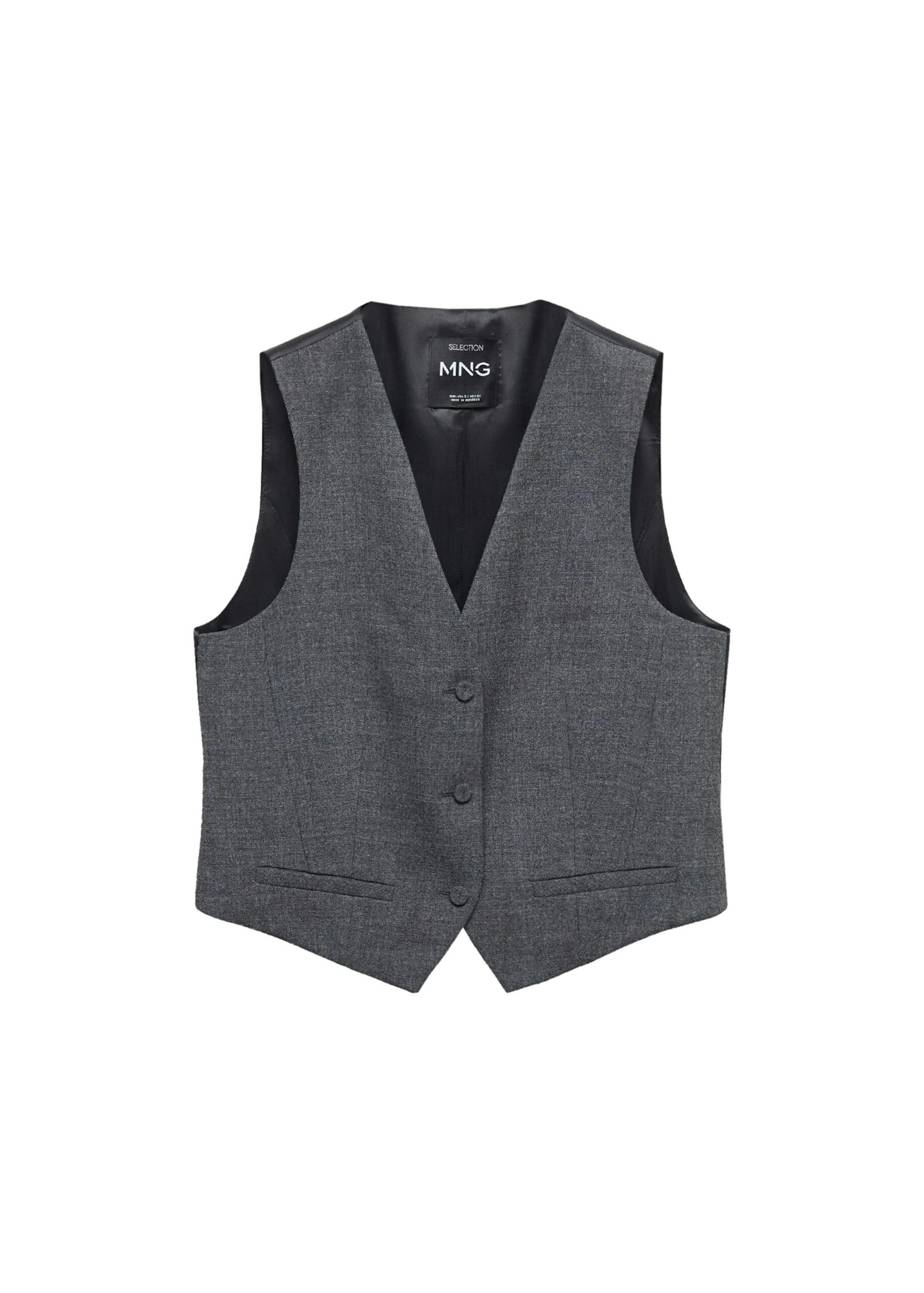 Mango, Structured Suit Waistcoat