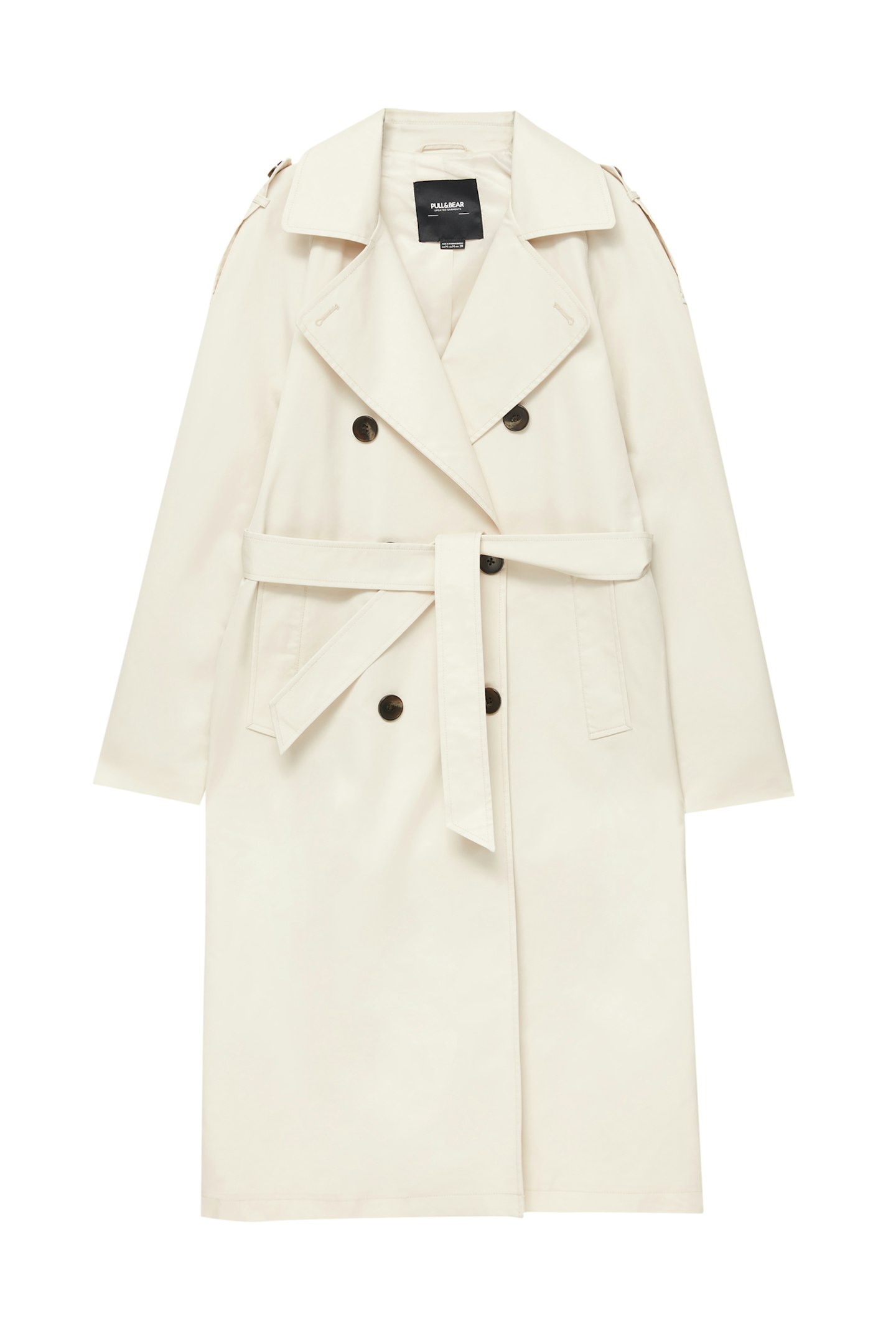 Pull And Bear, Belted Trench Coat