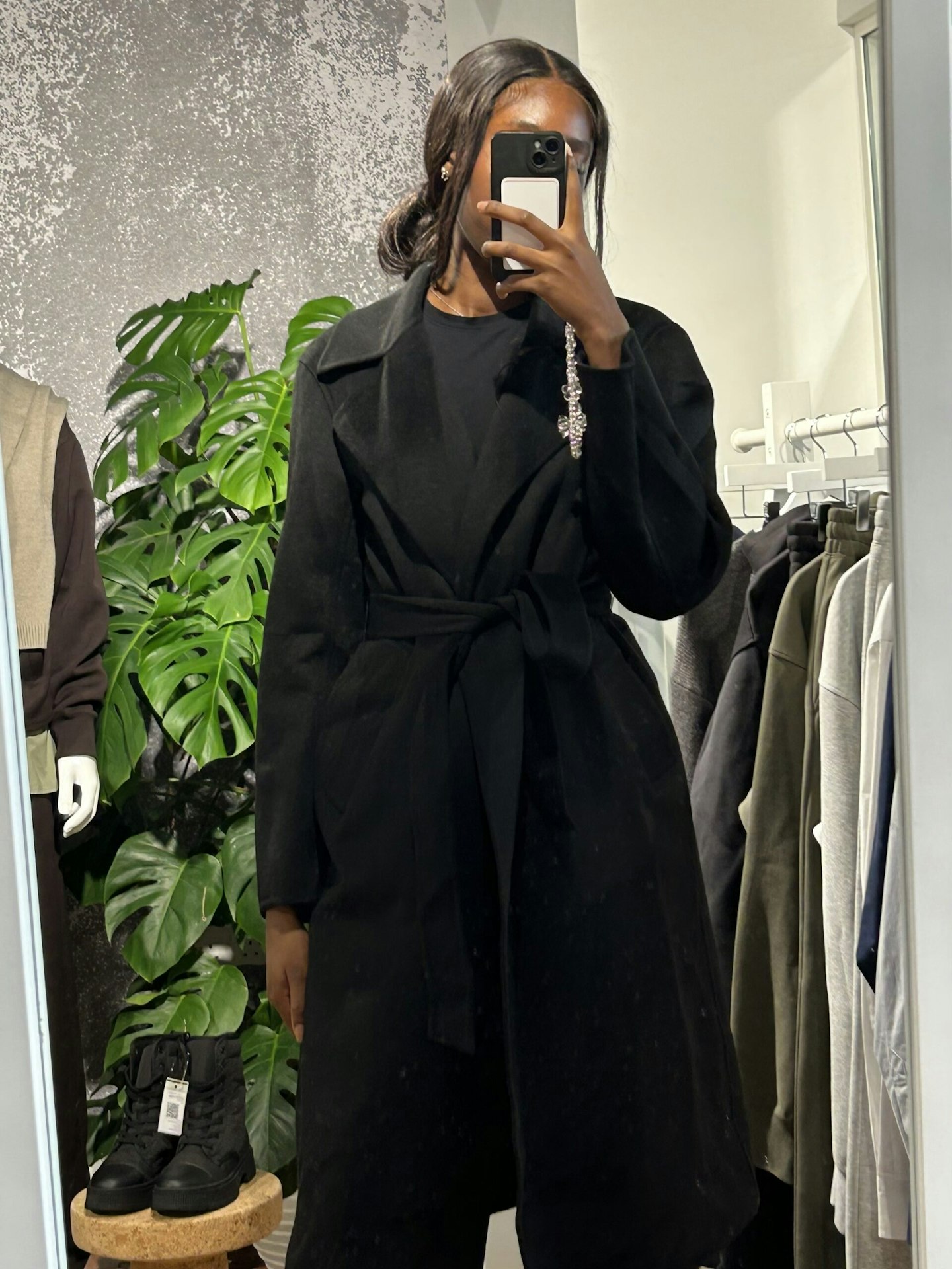 Uniqlo:C Wool Blend Wrap Coat