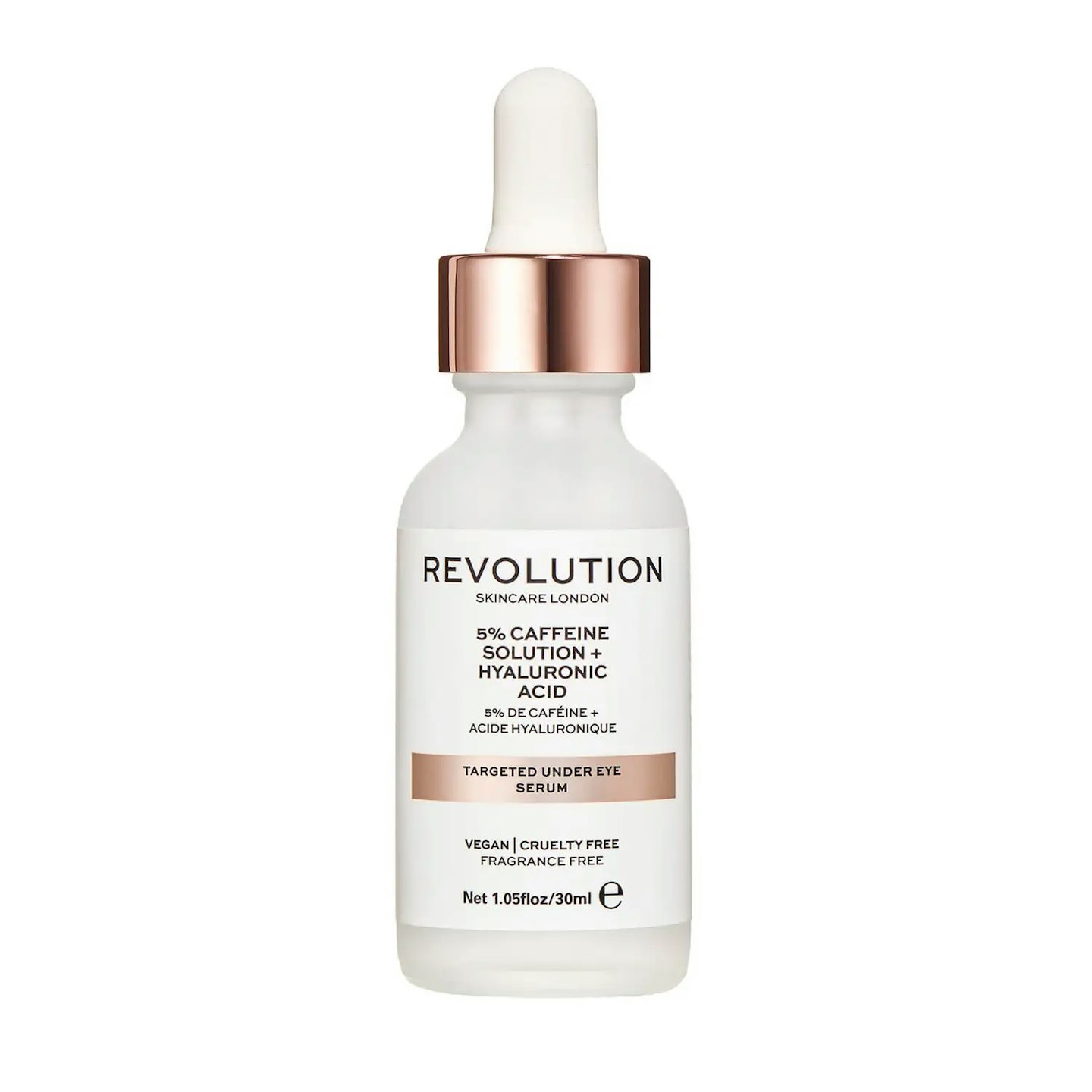 Revolution Skincare Targeted Under Eye Serum - 5% Caffeine + Hyaluronic Acid Serum