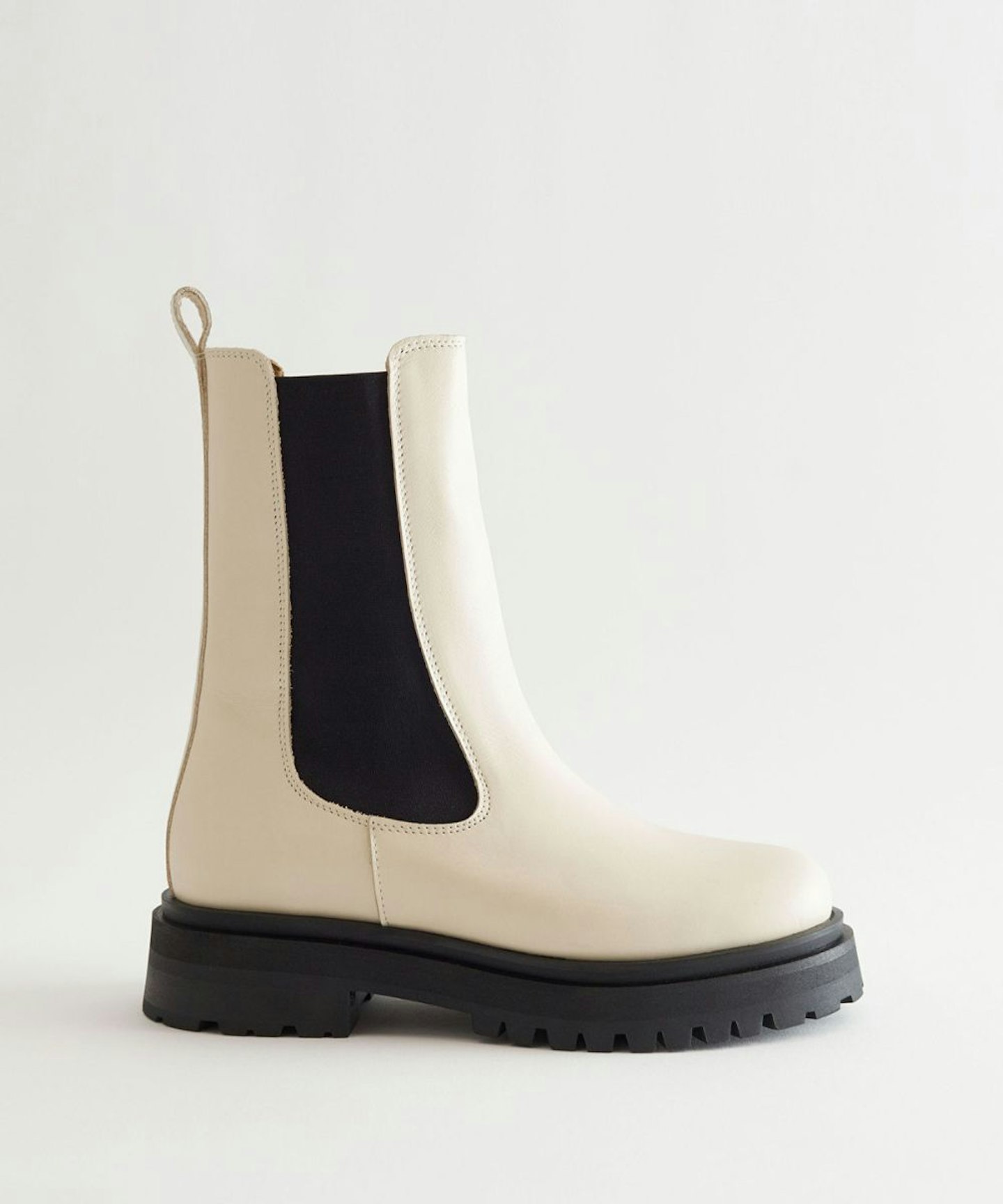 Chunky Chelsea Leather Boots, And Other Stories