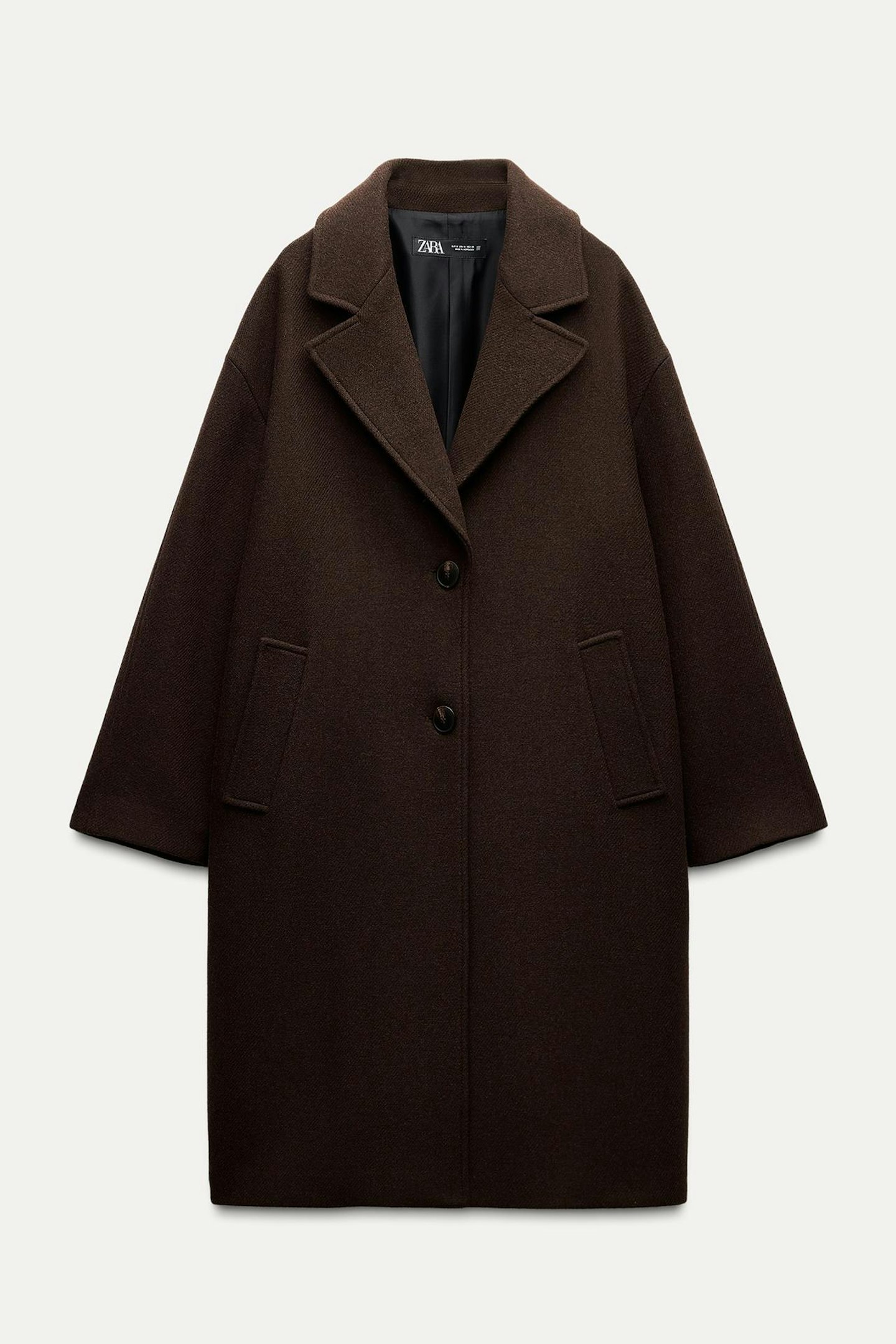 Oversized Coat With Wool