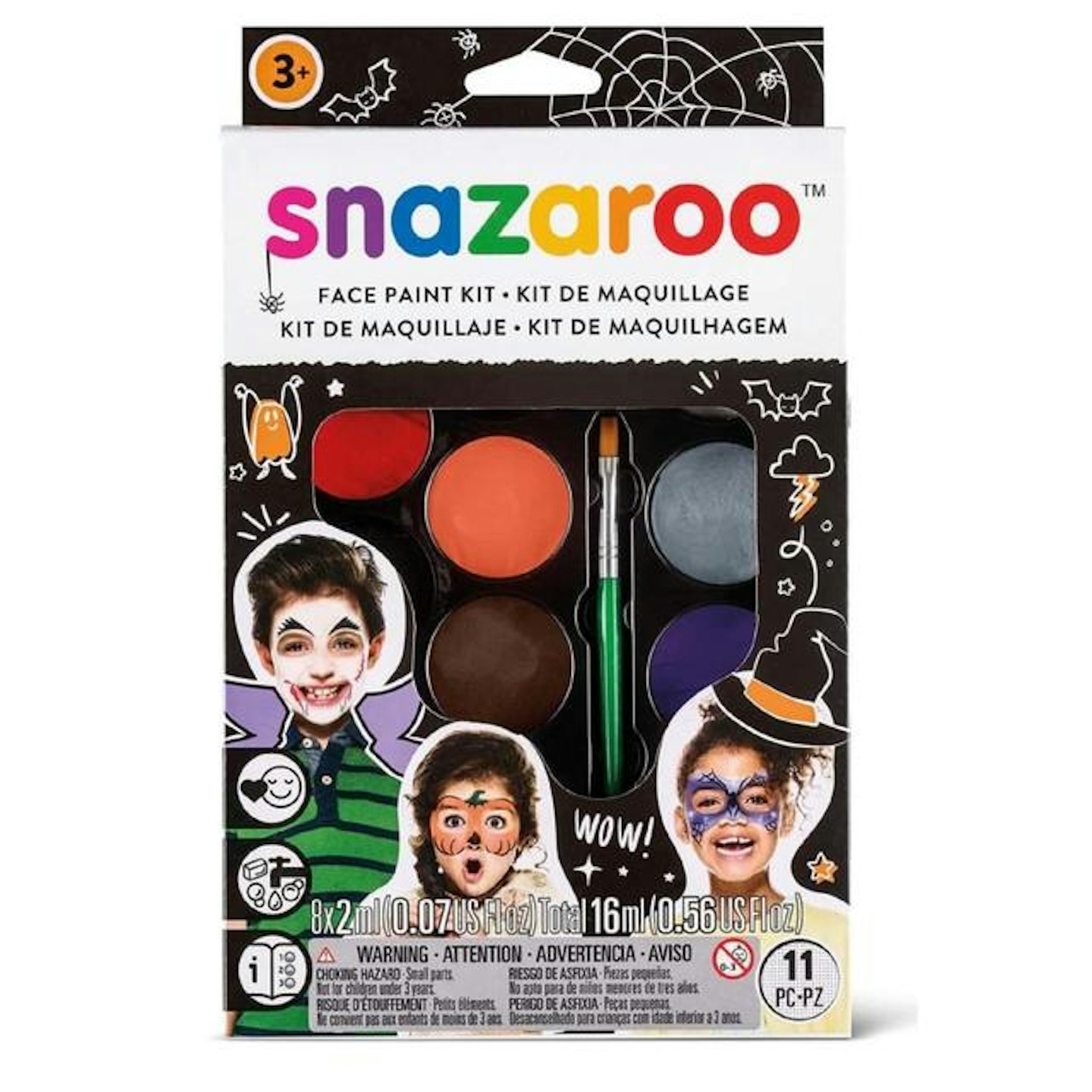 Snazaroo Halloween Face Paint Palette 