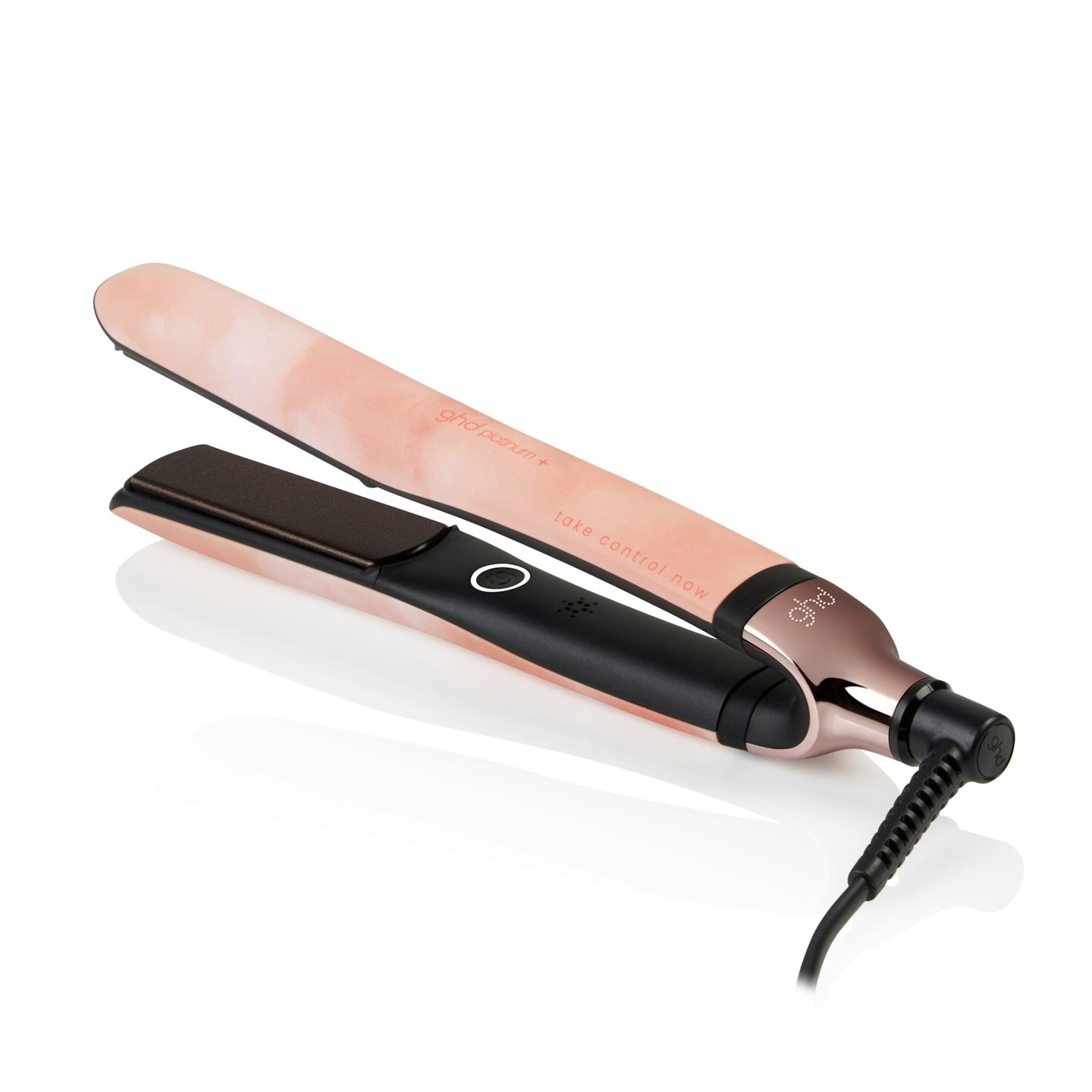 GHD Platinum+ Hair Straightener in Pink Peach