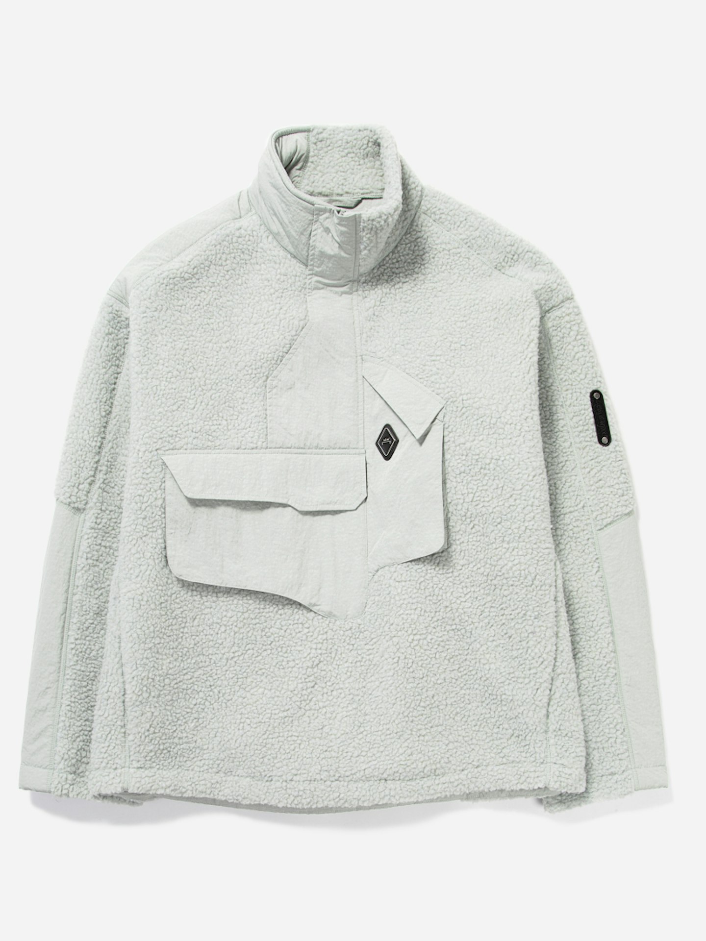 A-Cold-Wall* Bonded Axis Fleece Sweatshirt Light Grey
