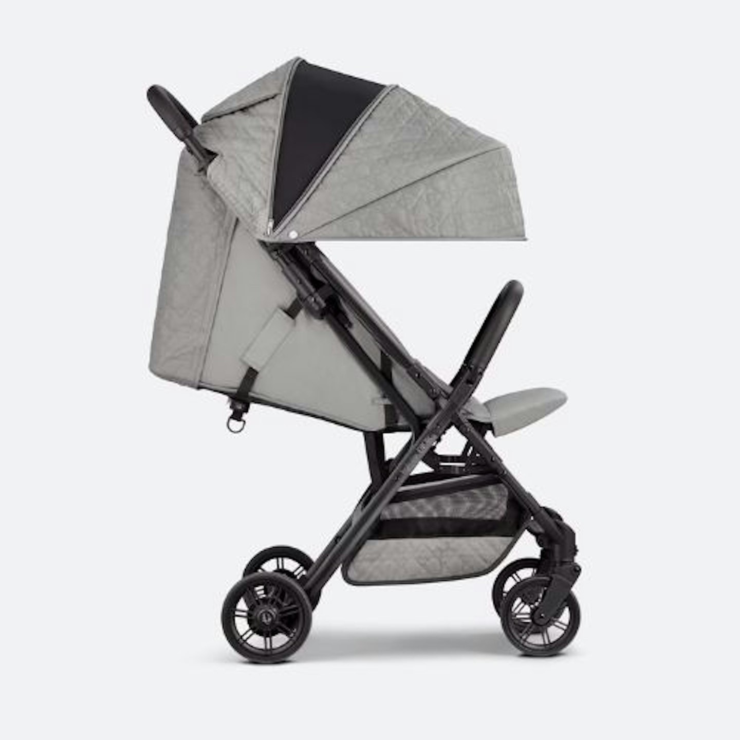 Best Designer Prams: Gray Water-Repellent Cannage Canvas