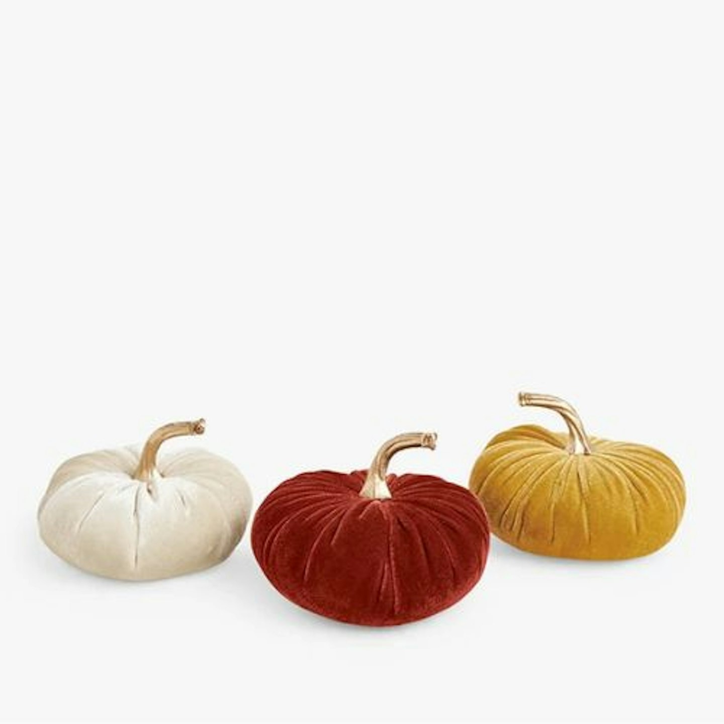 Halloween Velour Pumpkin Trio