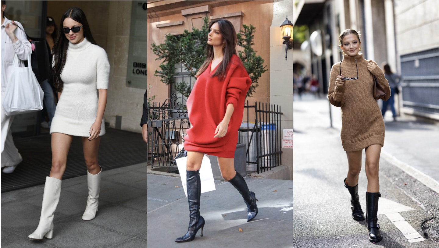 How to style jumper dresses for winter