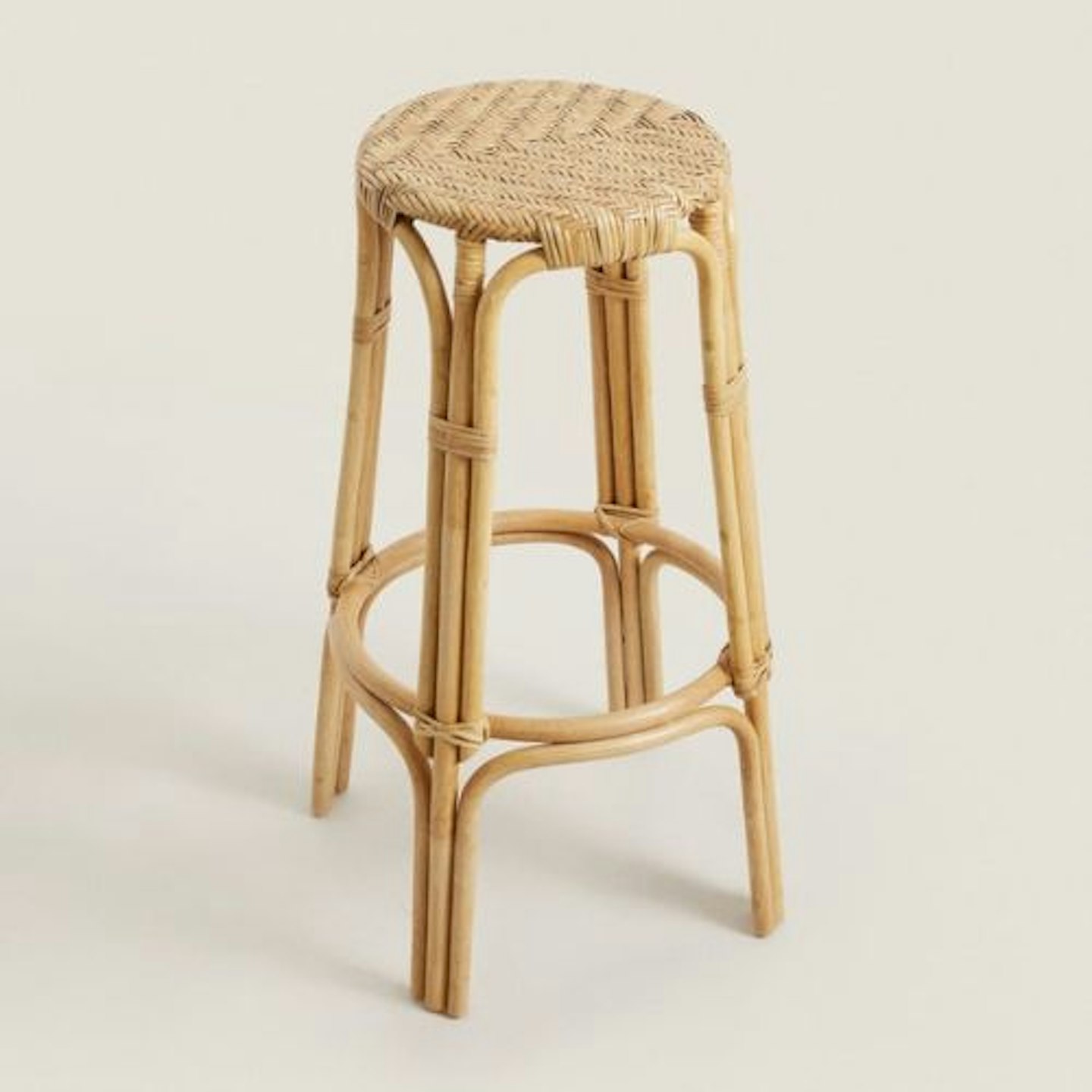 Zara Rattan Stool