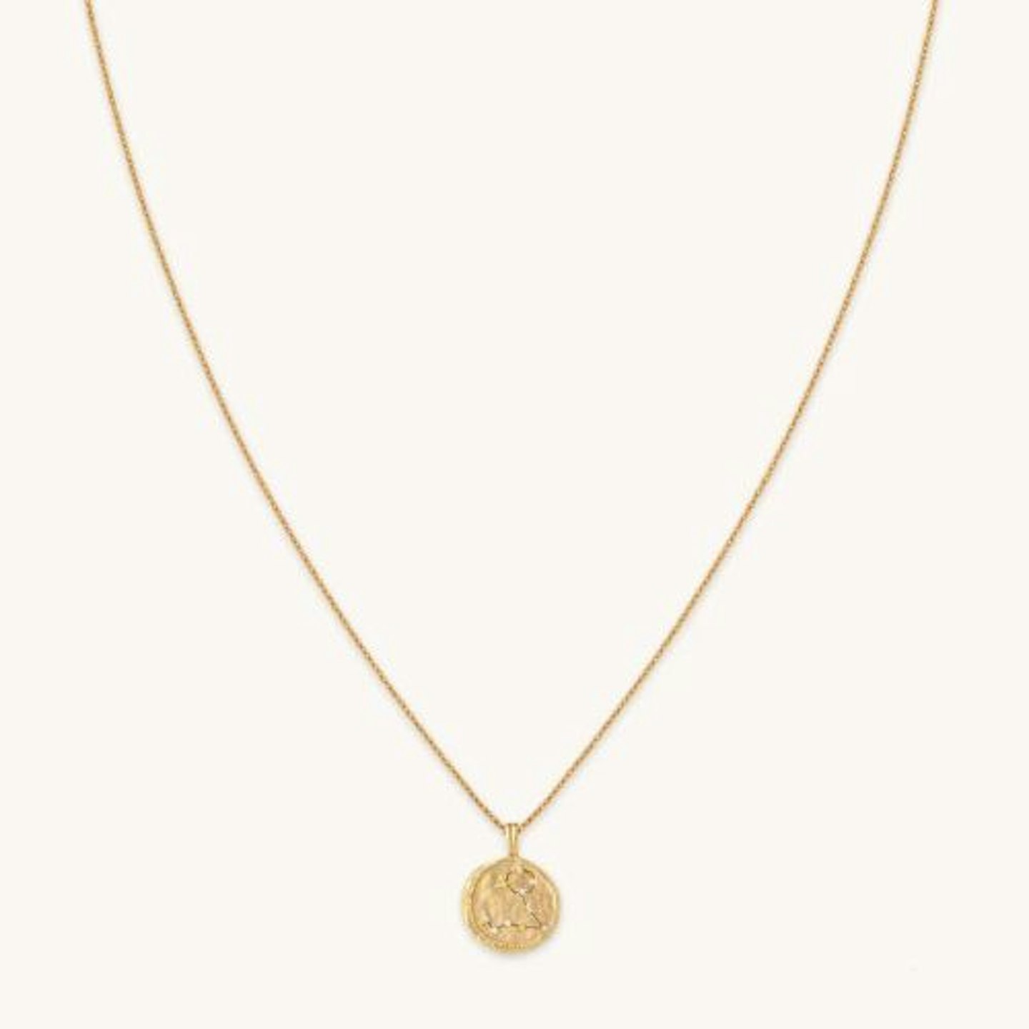 Astrid & Miyu, Pisces Zodiac Gold Pendant, 